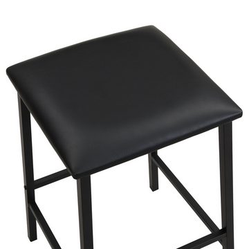 BlingBin Bar-Set Bartisch- und Stuhlset, 1 Tisch und 3 Stühle, (4-St., mit einer Dreilochsteckdose und zwei USB-Schnittstellen), wiederaufladbarer Esstisch, 150 ×40 CM