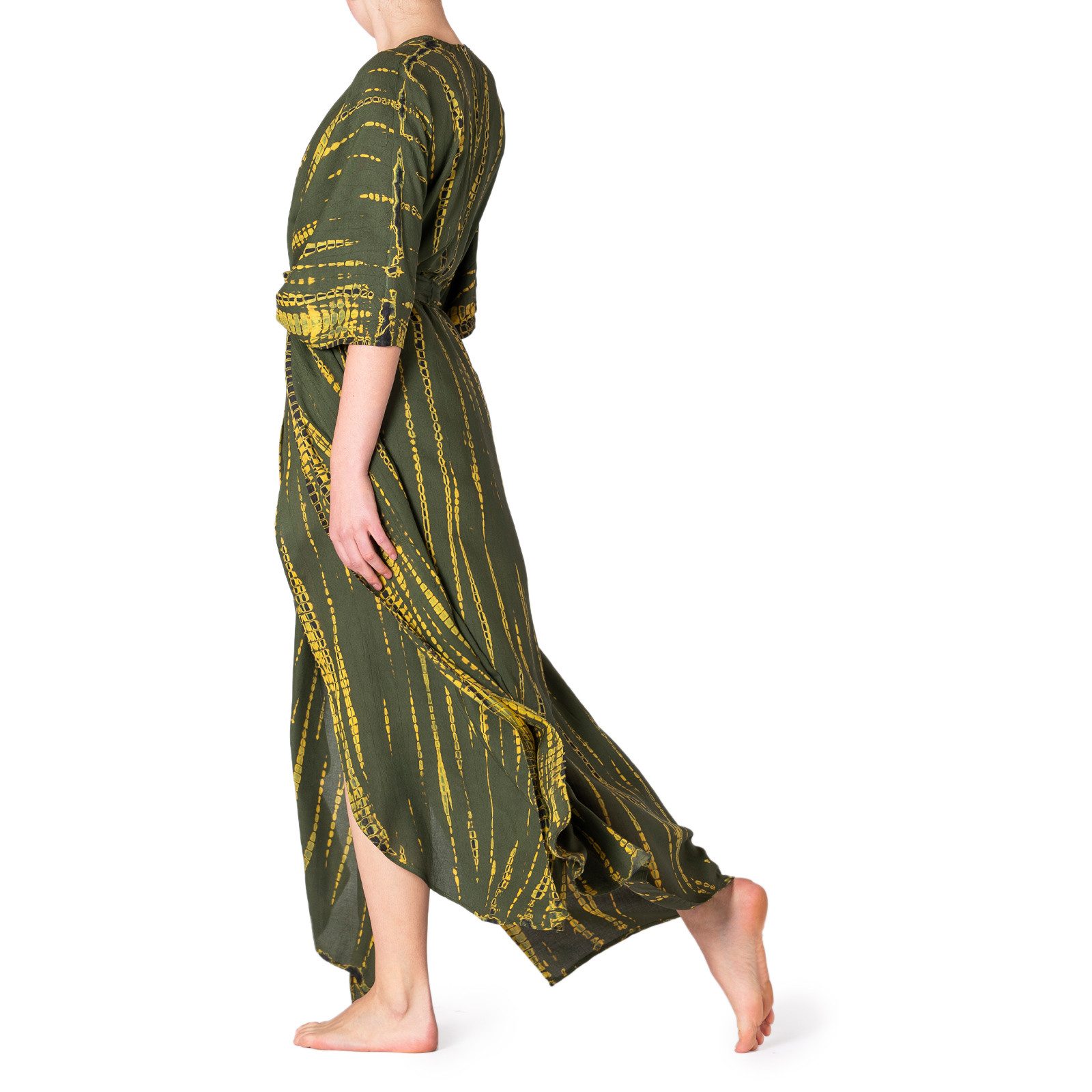 PANASIAM Tunikakleid Damen Kimono Maxi Strandkleid günstig online kaufen