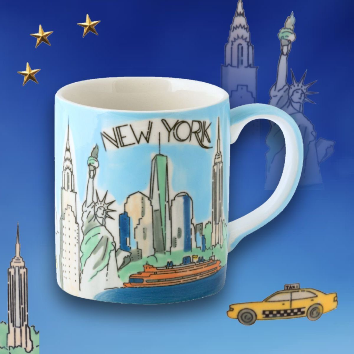 Mila Becher Mila Keramik Städte-Becher New York, Keramik