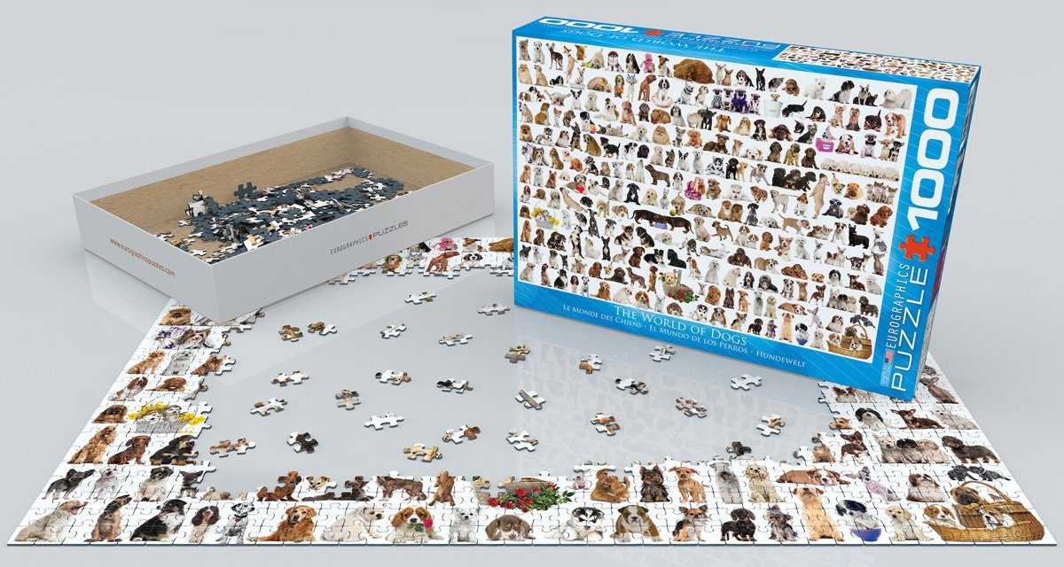 cm., - - Hundewelt Puzzle Format 1000 Puzzleteile empireposter 1000 68x48 Puzzle Teile Hunde