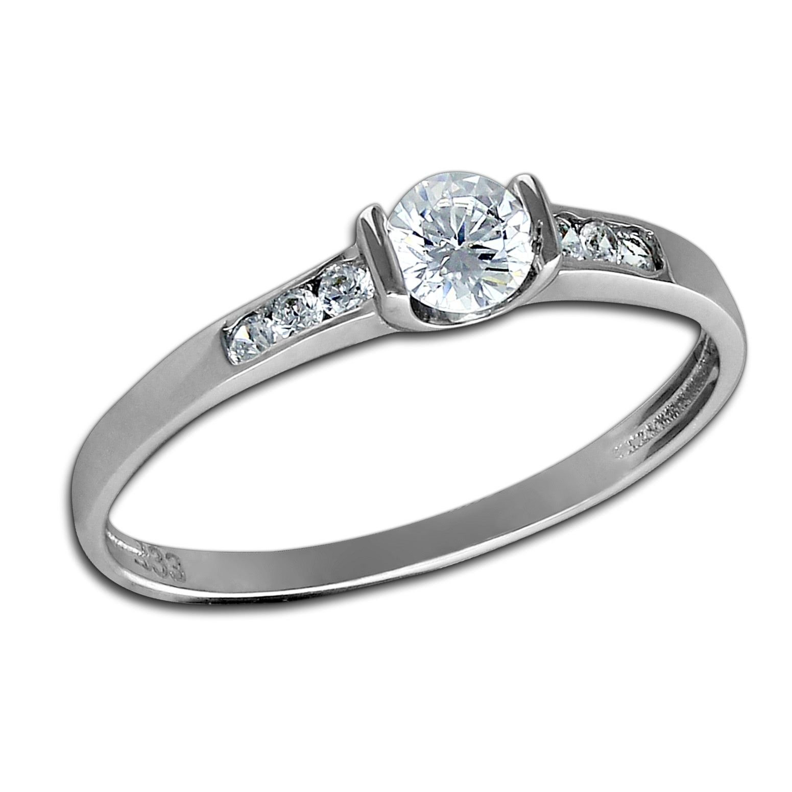 GoldDream Goldring GDR508JX GoldDream Weißgold Damenring Kristall 8Kt (Fing günstig online kaufen