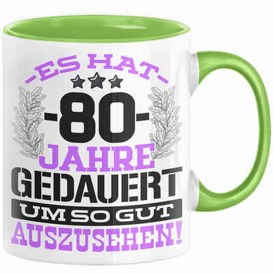 Trendation Tasse 80. Geburtstag Lustig Geschenk Männer Frauen Geschenkidee zum 80er Man