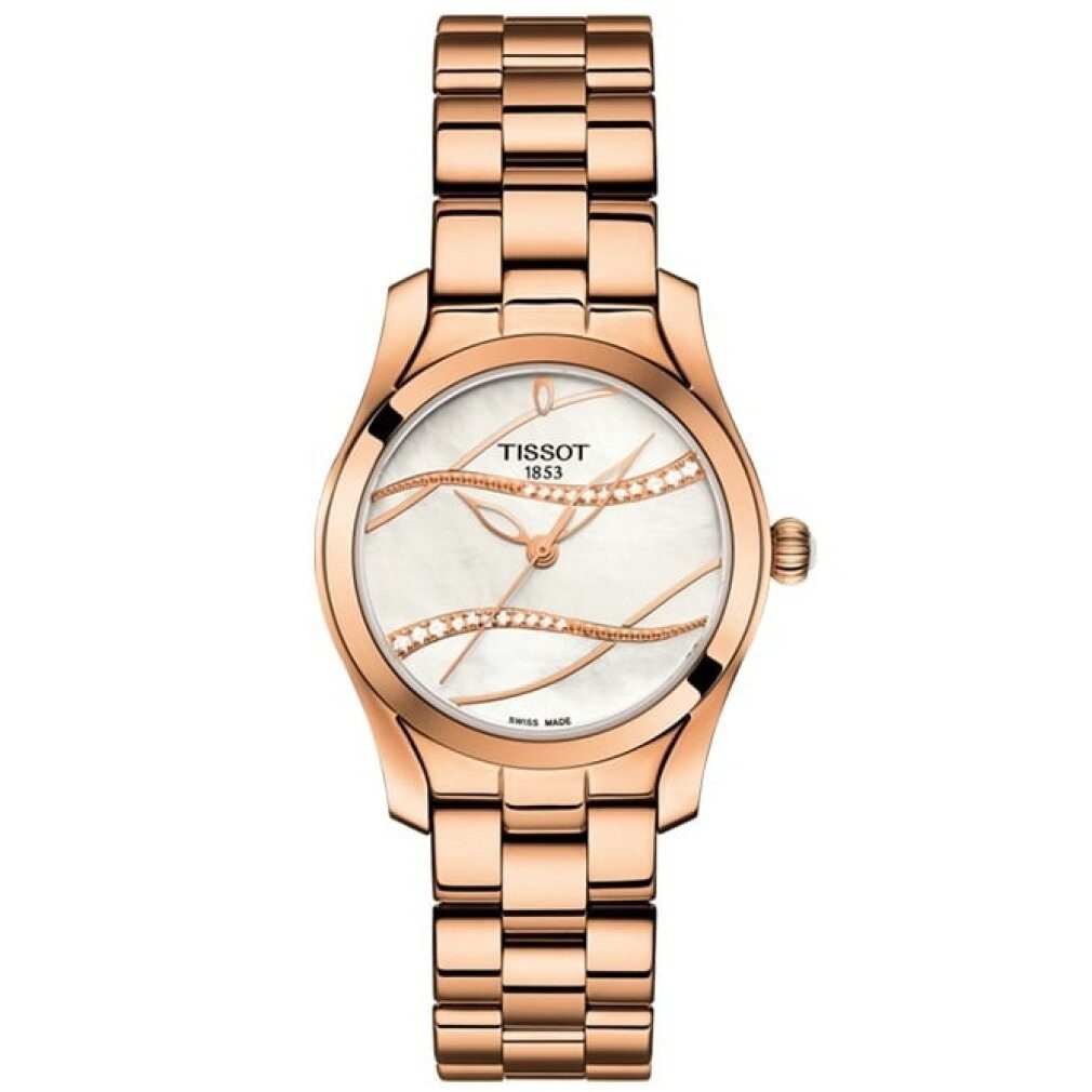 Tissot Luxusuhr Damenuhr T-WAVE W-DIAMONDS (30 mm)