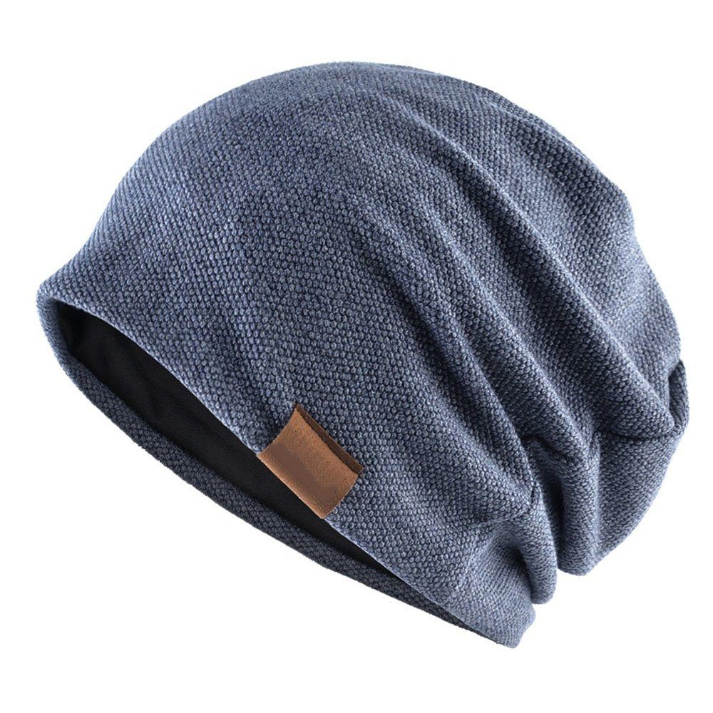 CTGtree Strickmütze Mütze Herren Beanie Baumwolle Slouch Leichte Damen Mütze Mütze