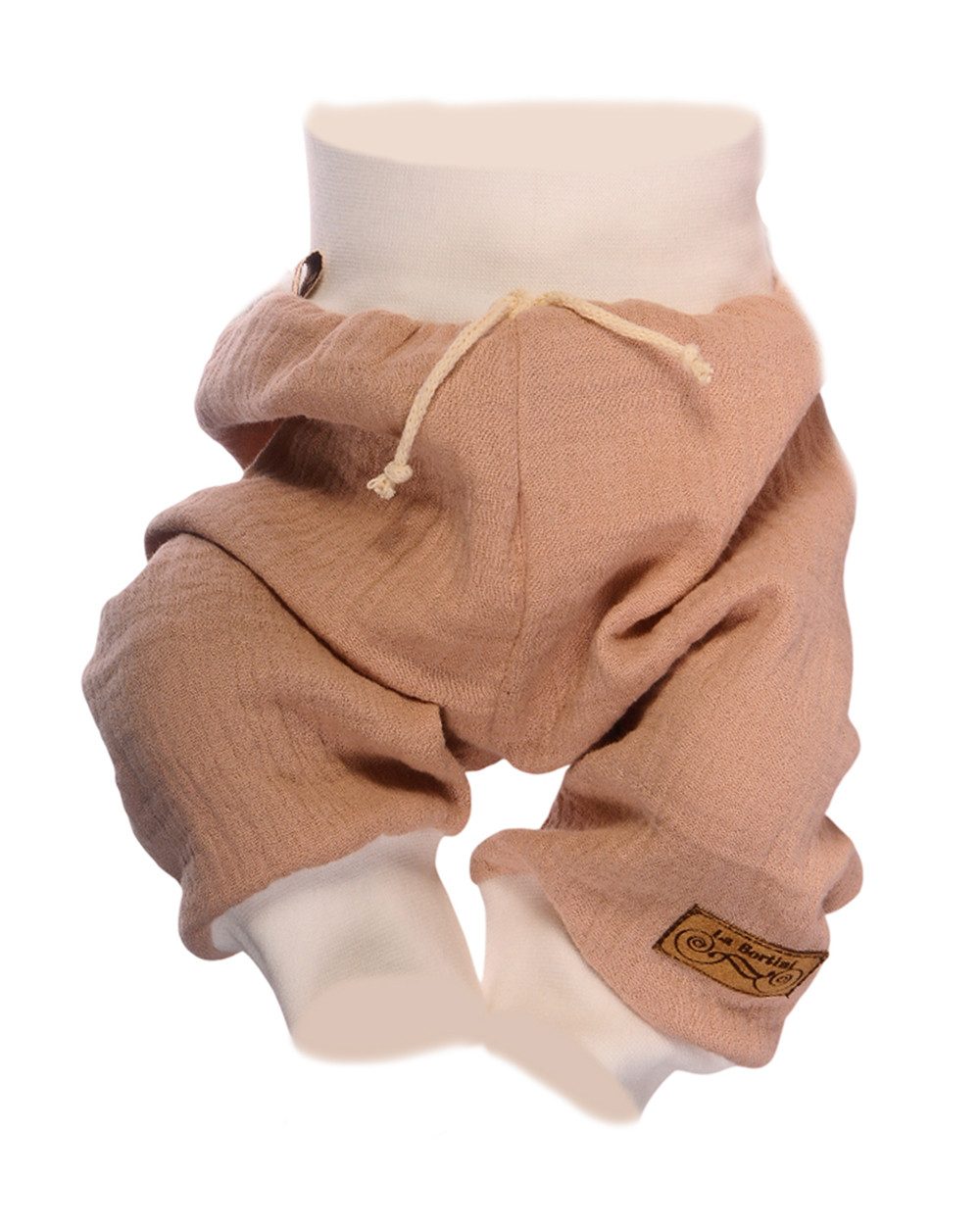 Schlupfhose Baby Hose Pumphose aus Musselin Babyhose unisex für Neugeborene