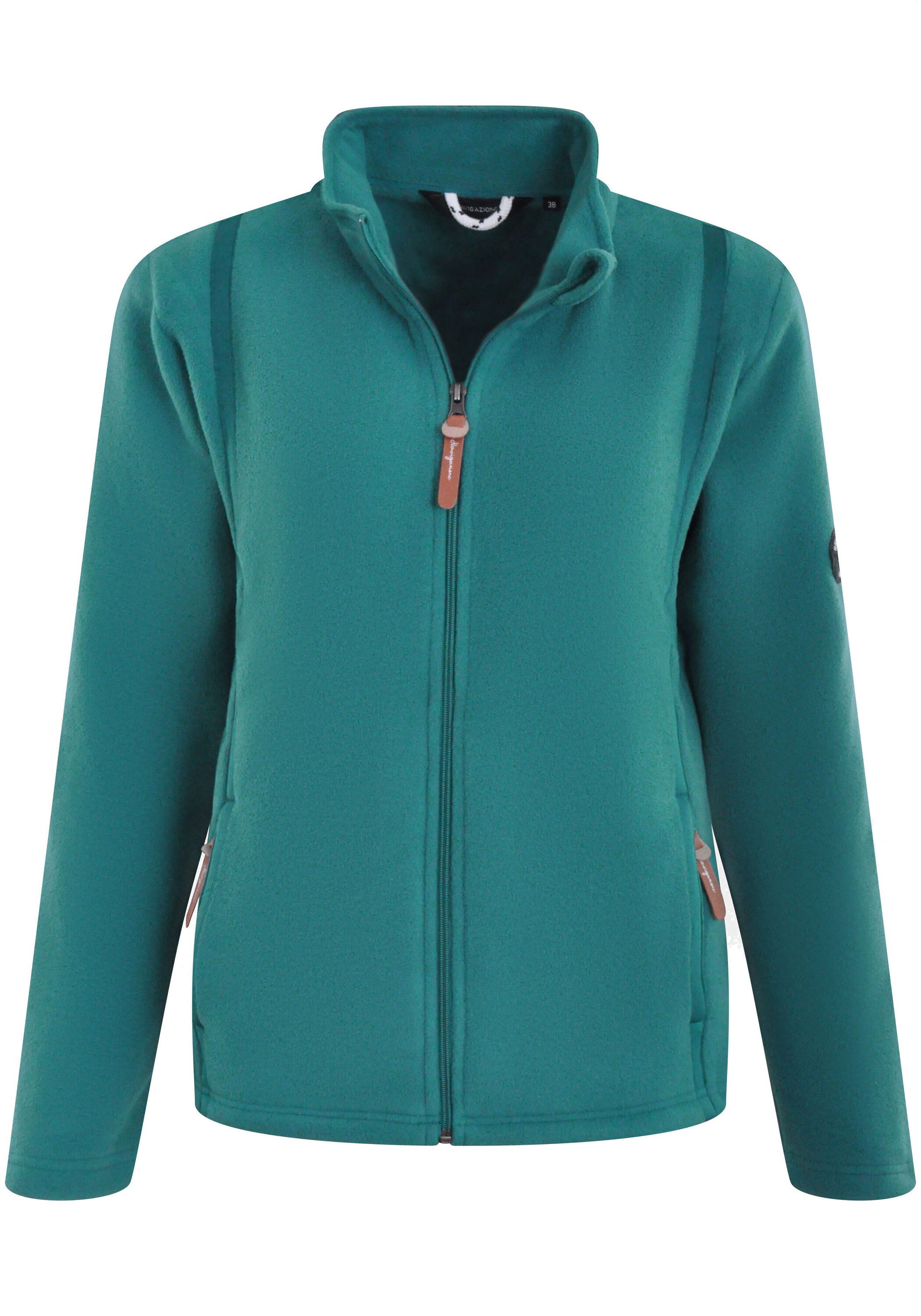 NAVIGAZIONE Fleecejacke mit Zierbändern günstig online kaufen