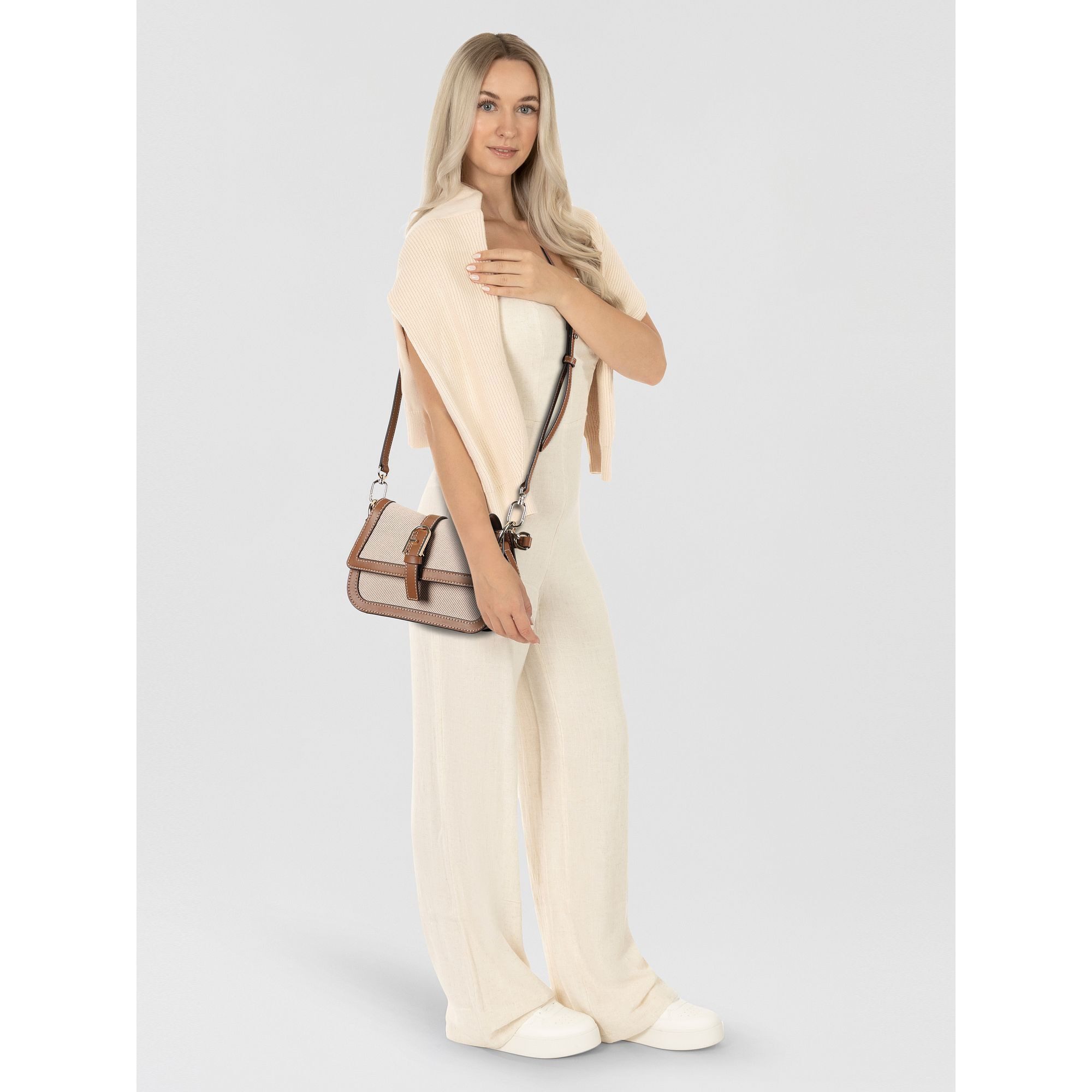 Furla Schultertasche Flow, Baumwolle