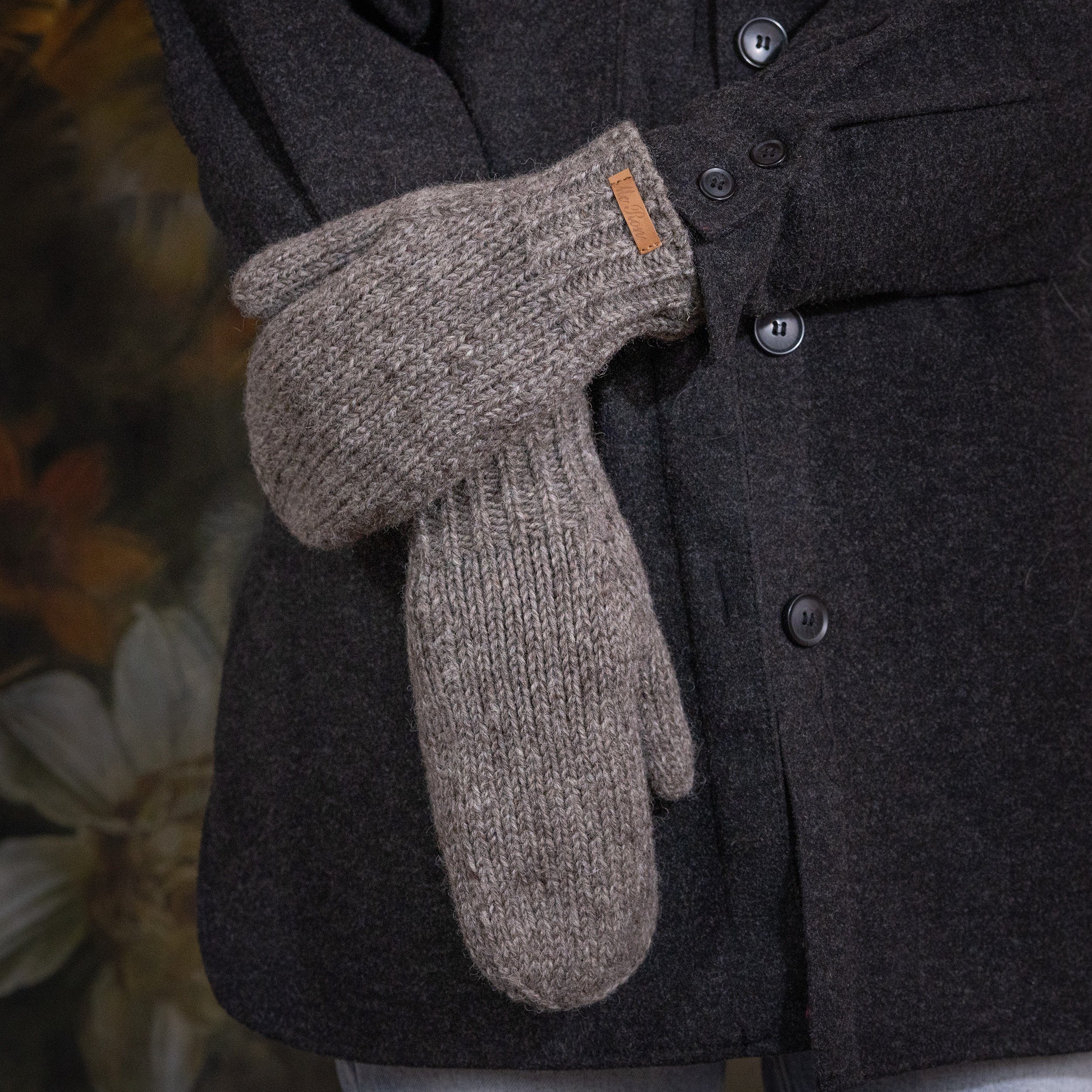 McRon Fäustlinge Modell Valerie gefüttert mit Fleece, hoher Schurwollanteil günstig online kaufen