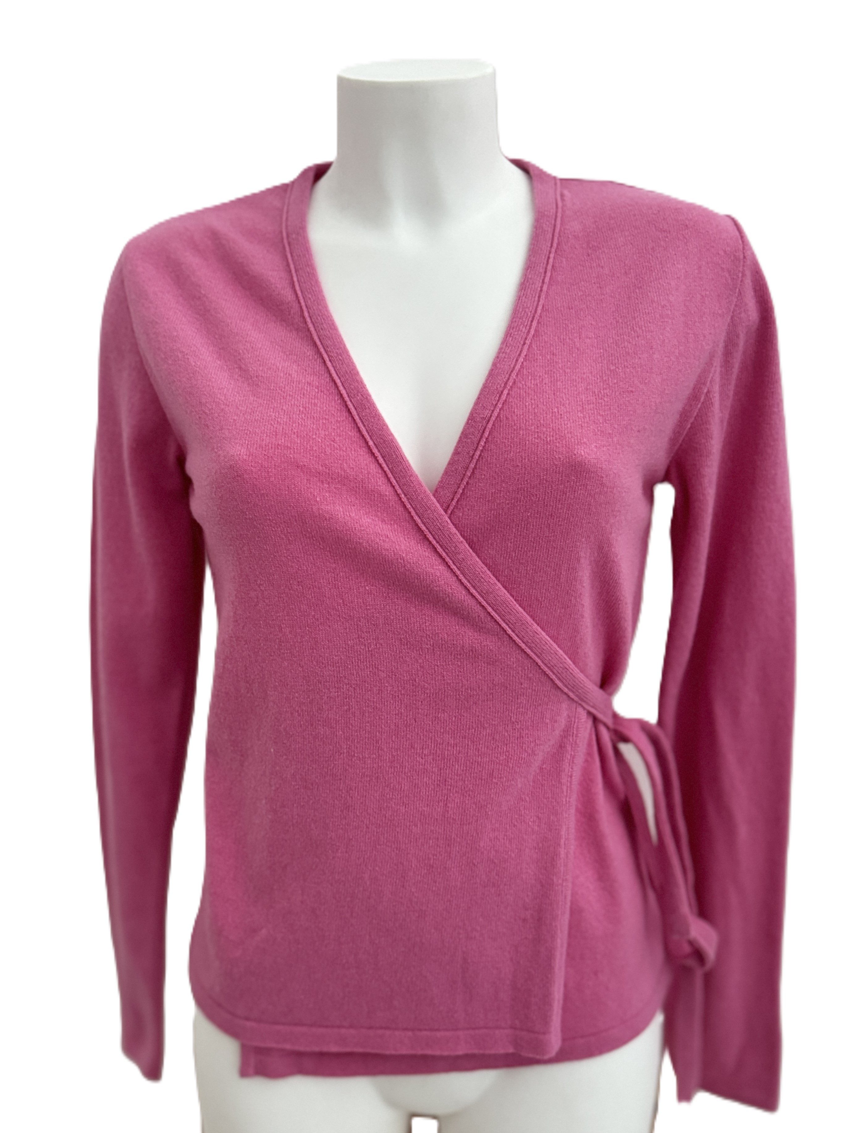 Zuckerwatte Wickelpullover Wickelpullover aus weicher Merino günstig online kaufen