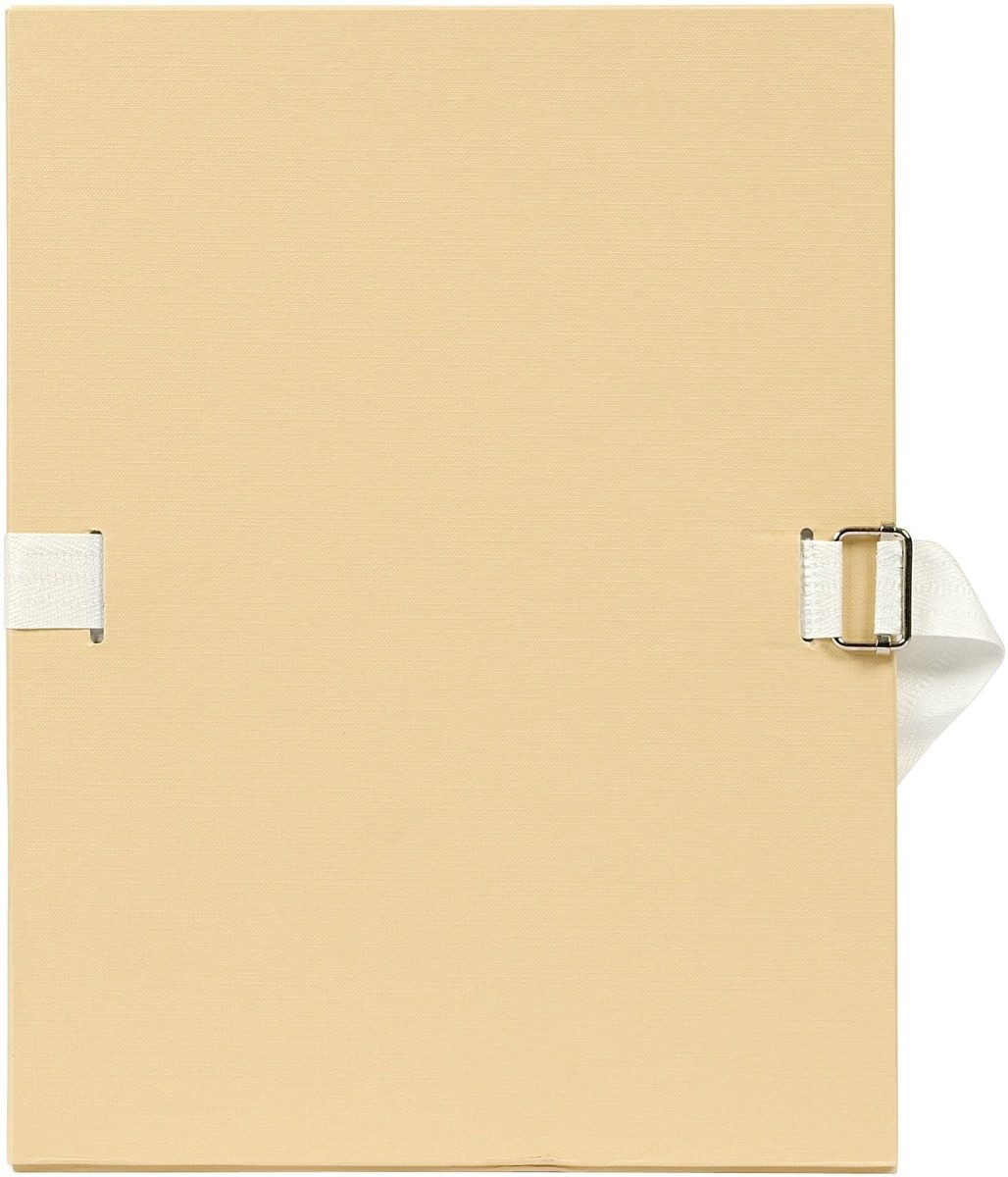 Fächermappe Dokumentenmappe A4 120mm mit dehnbarem Rücken chamois
