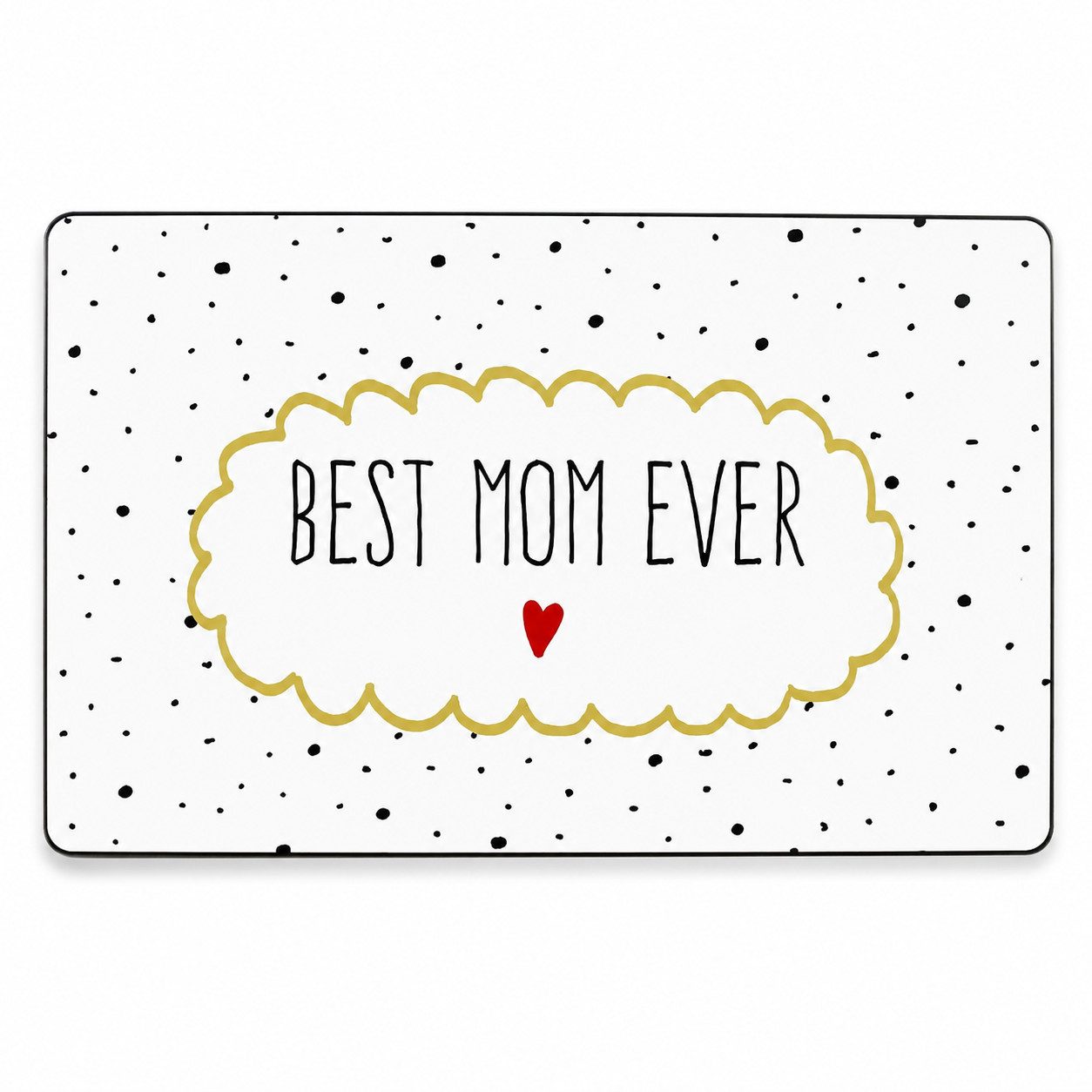 PPD Frühstücksbrett Frühstücksbrettchen aus Resopal - Best Mom Ever, Resopal, (1-St)