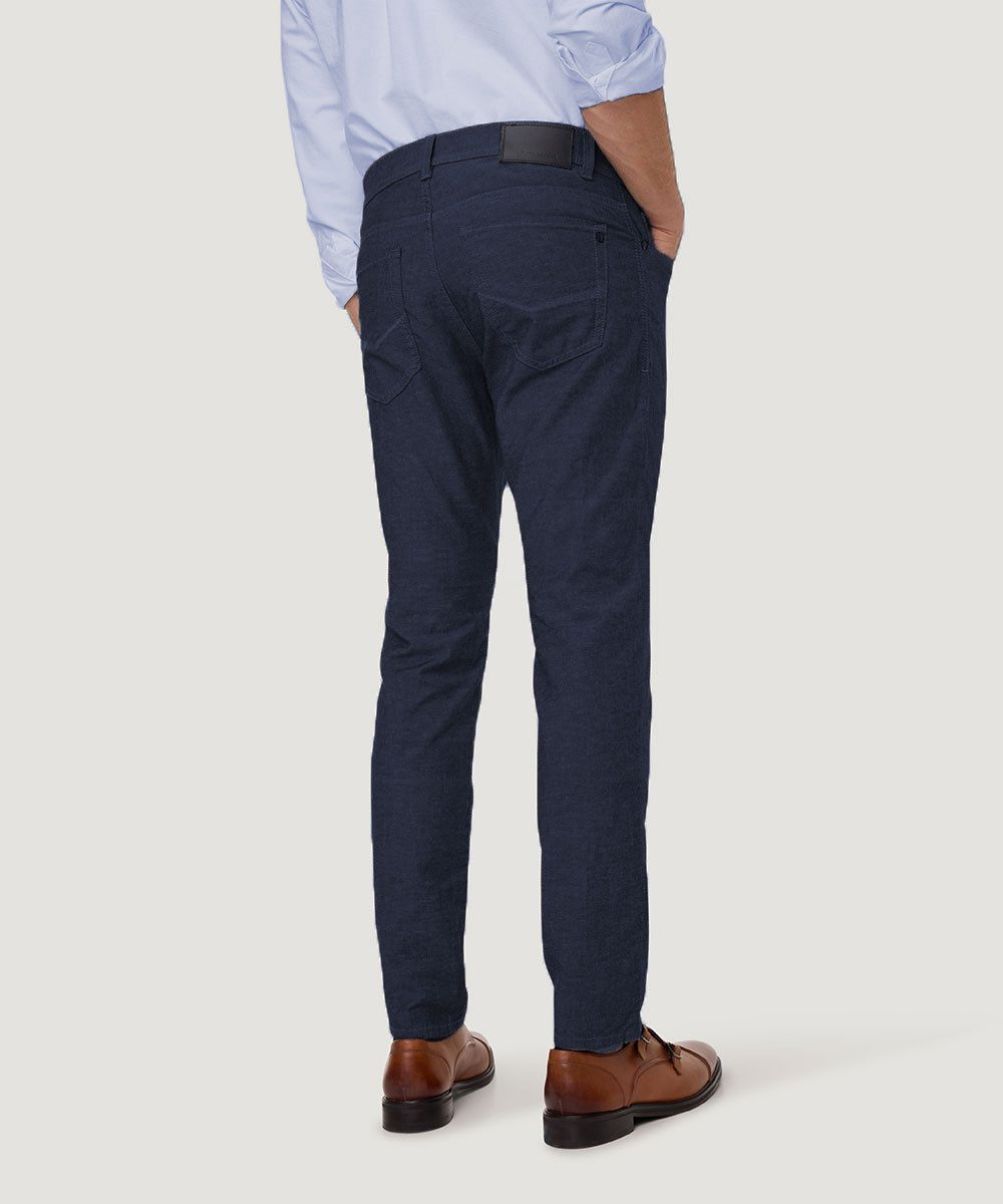 Pierre Cardin 5-Pocket-Hose Lyon Tapered Wool günstig online kaufen