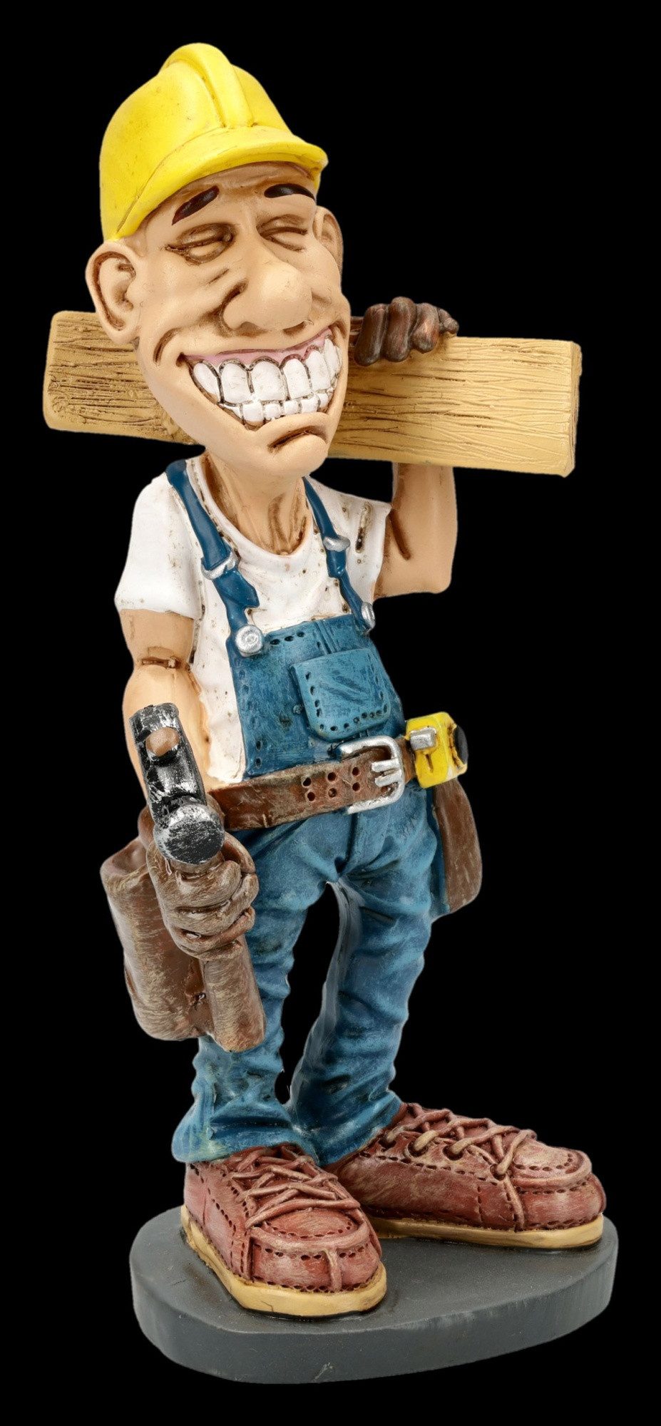 Figuren Shop GmbH Dekofigur Schreiner Figur – Lustige Handwerker Statue von Warren Stratford 13 cm