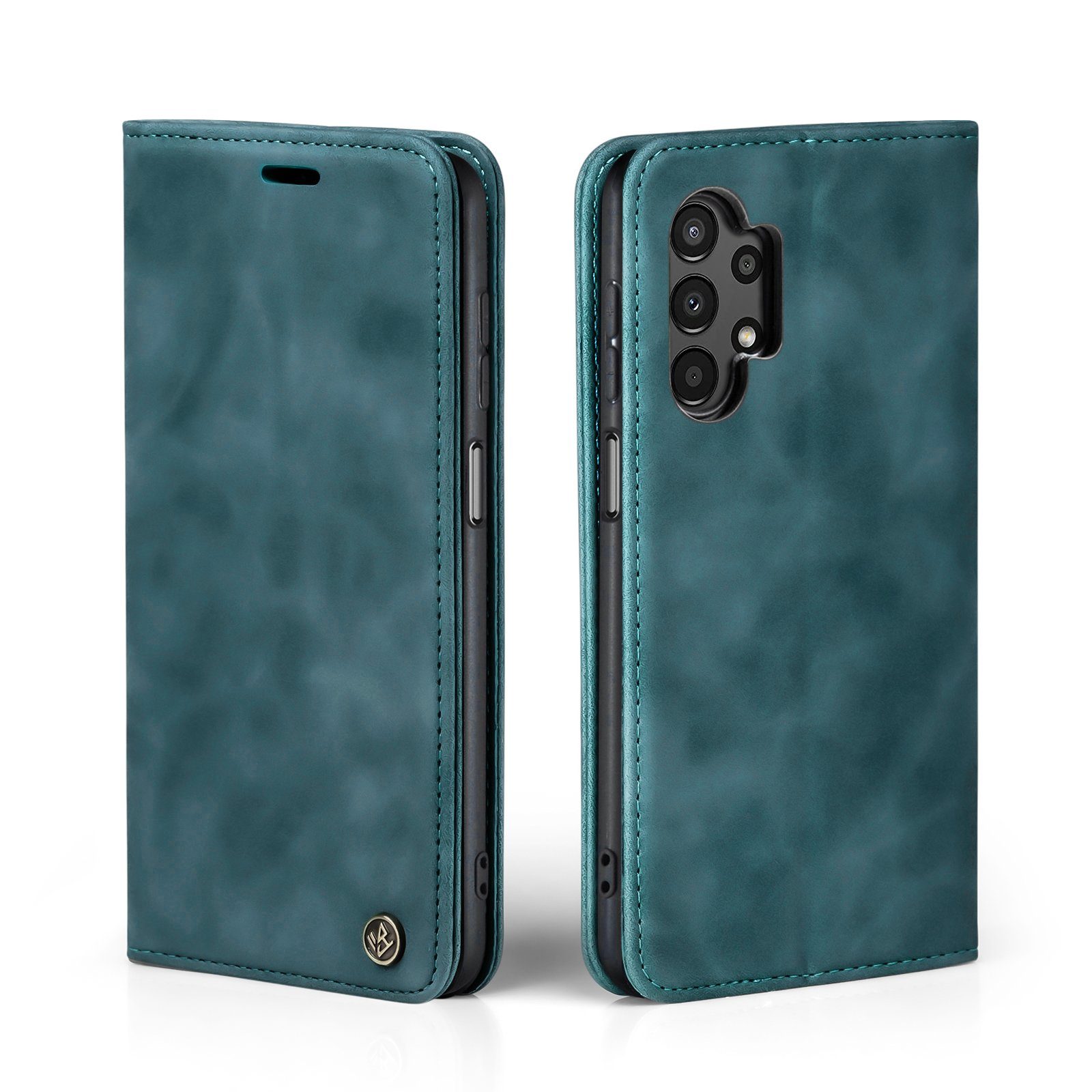 Tec-Expert Handyhülle Tasche Hülle für Samsung Galaxy A13 6.6 Zoll, 6.6, Cover Klapphülle Case mit Kartenfach Fliphülle aufstellbar