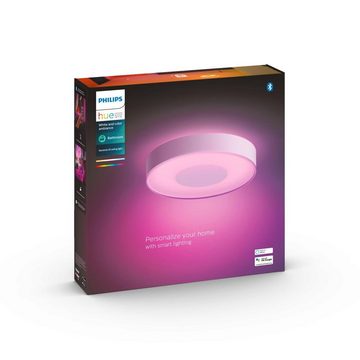 Philips Hue LED Deckenleuchte Bluetooth White & Color Ambiance LED Deckenleuchte Xamento in Weiß, keine Angabe, Leuchtmittel enthalten: Ja, fest verbaut, LED, warmweiss, Deckenlampe, Deckenbeleuchtung, Deckenlicht