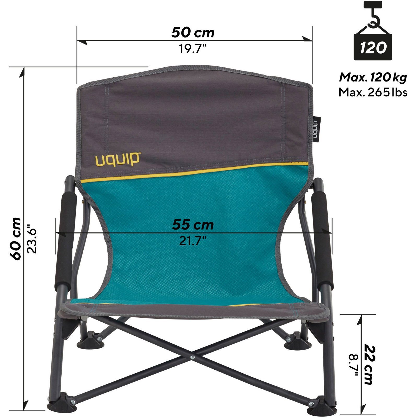 UQUIP Campingstuhl Strandstuhl Sandy Campingstuhl Faltstuhl, günstig online kaufen