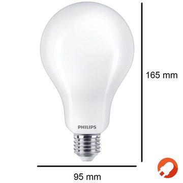 Philips LED-Leuchtmittel E27 LED Lampe A195 23W wie 200W, E27, Warmweiß