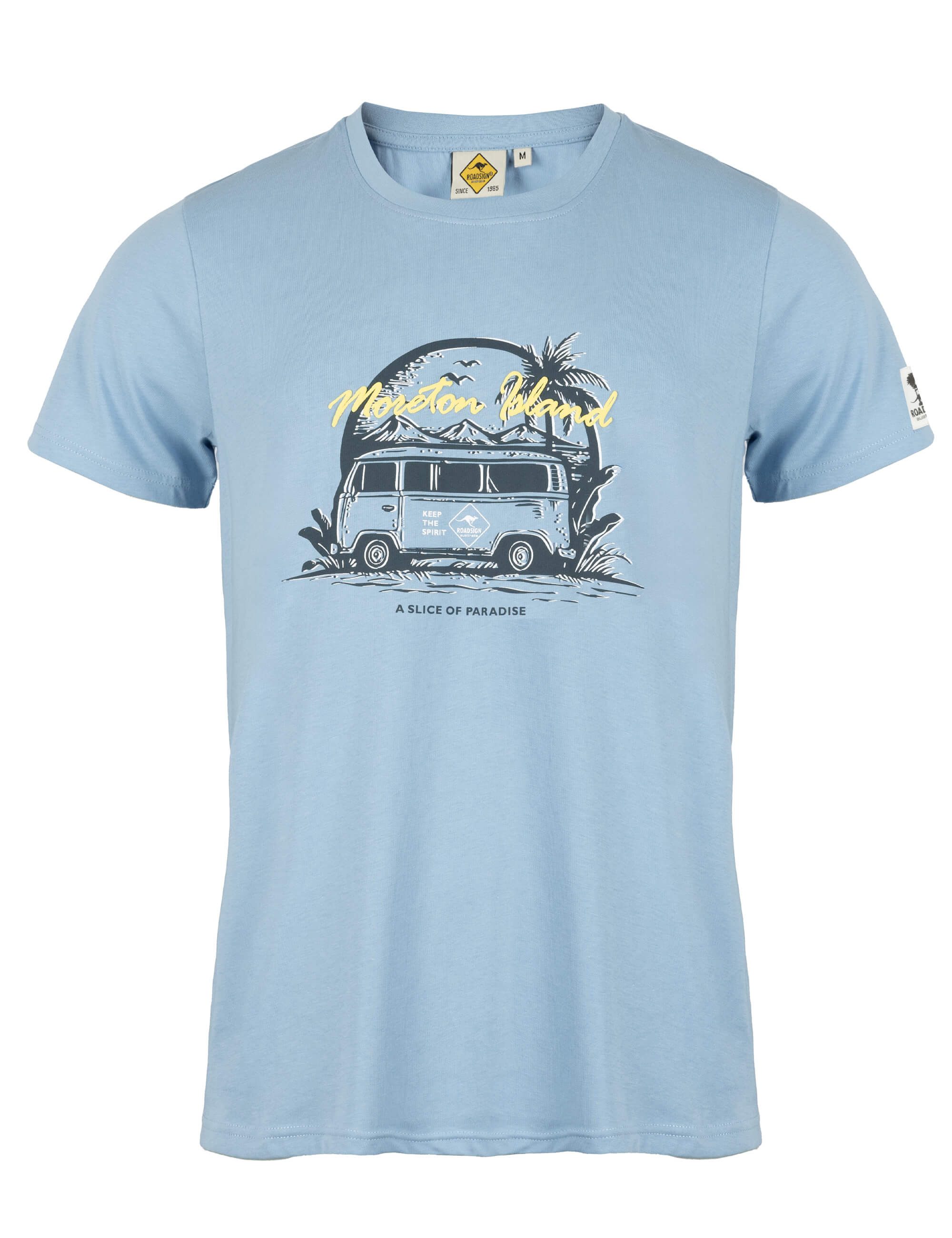 ROADSIGN australia T-Shirt Coastal Way (1, 1-tlg., 1) mit Motor Beach Print, Rundhalsausschnitt, sportlicher Look