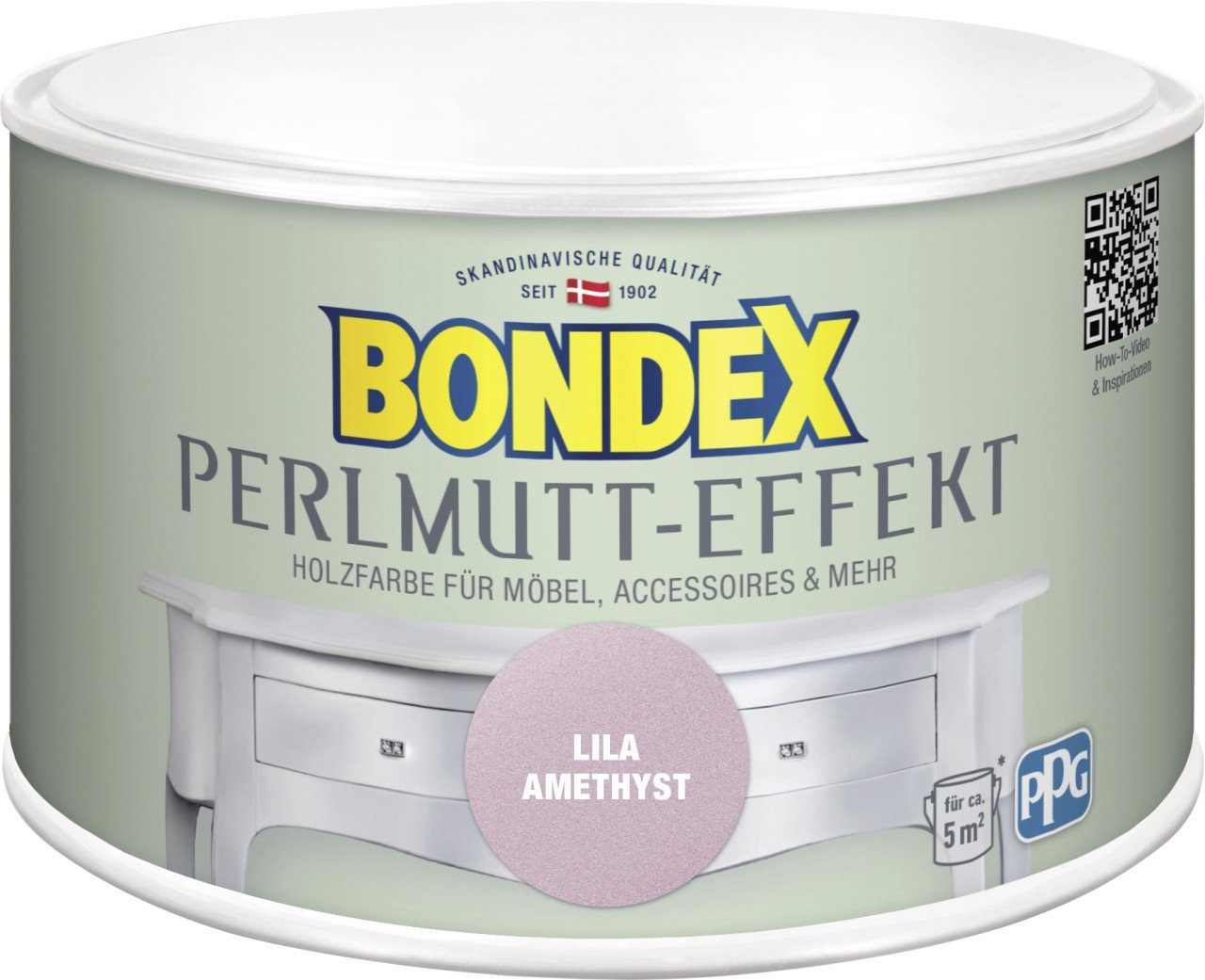Bondex Holzschutzlasur Bondex Holzfarbe Perlmutt-Effekt 500 ml lila