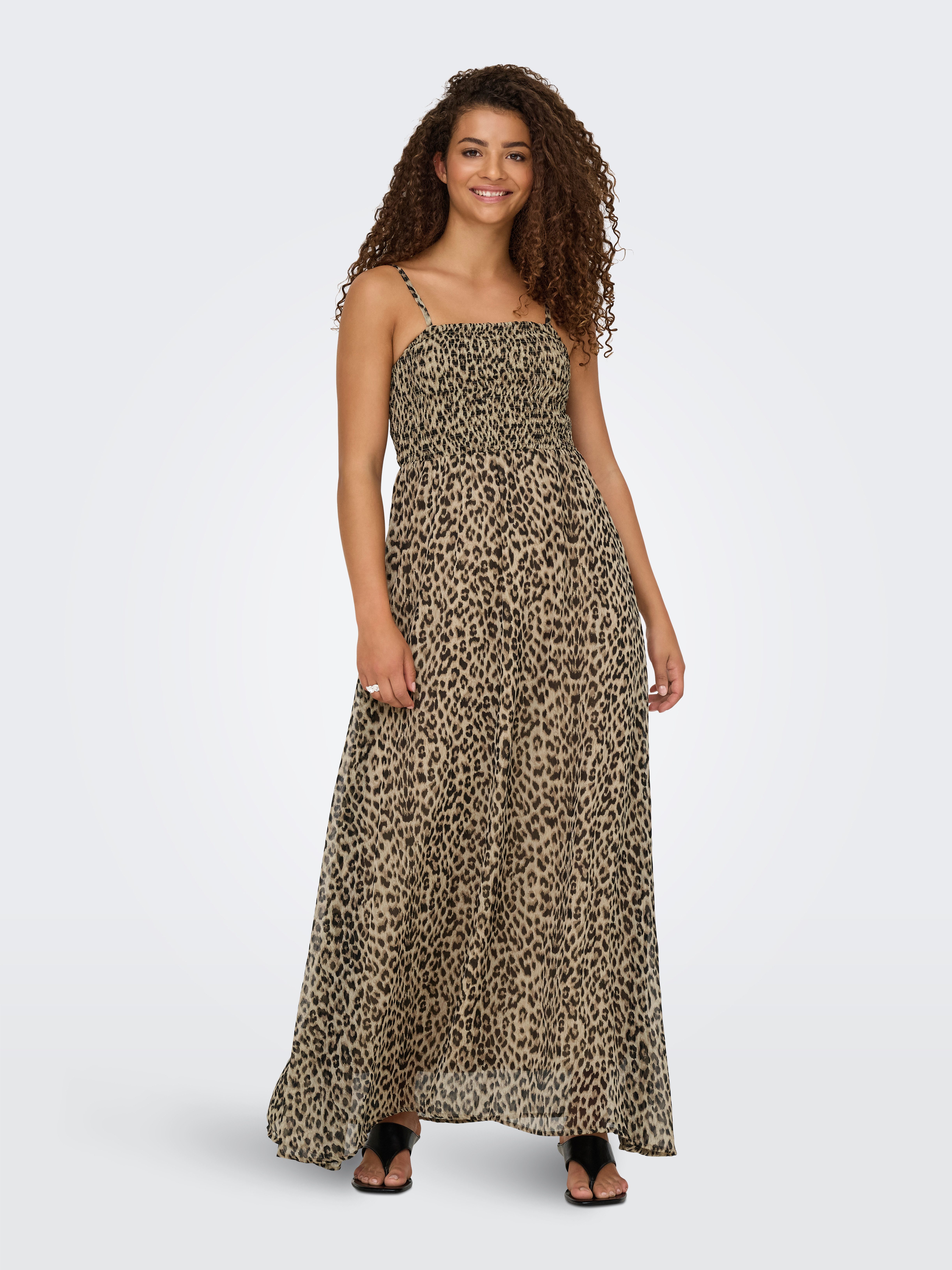 ONLY Maxikleid ONLELENA VIKKI LIFE STRAP ANK DRESS WVN Sommerkleid