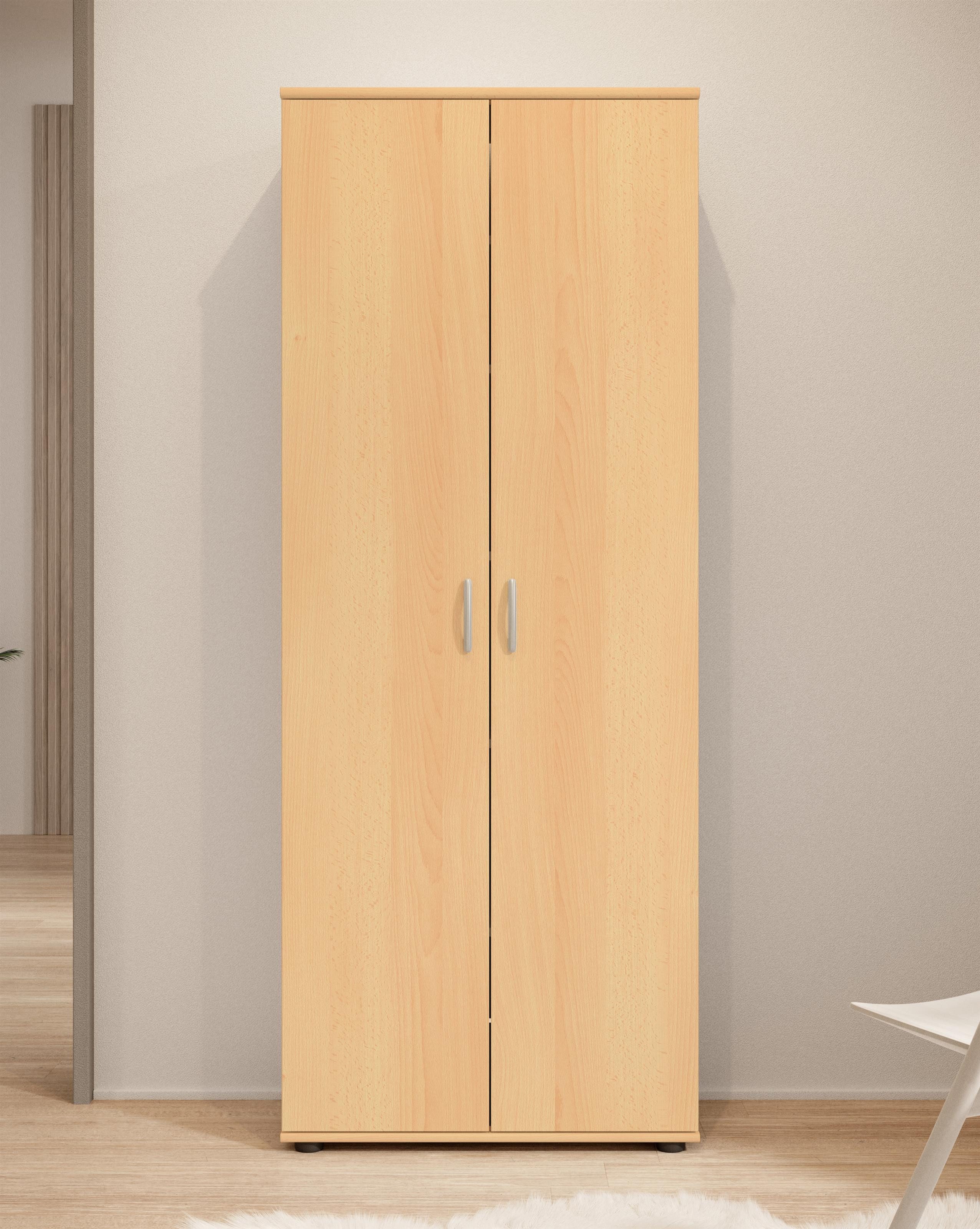 PREISBRECHER Schuhschrank Nolana 70 x 176 x 34 cm (B/H/T)