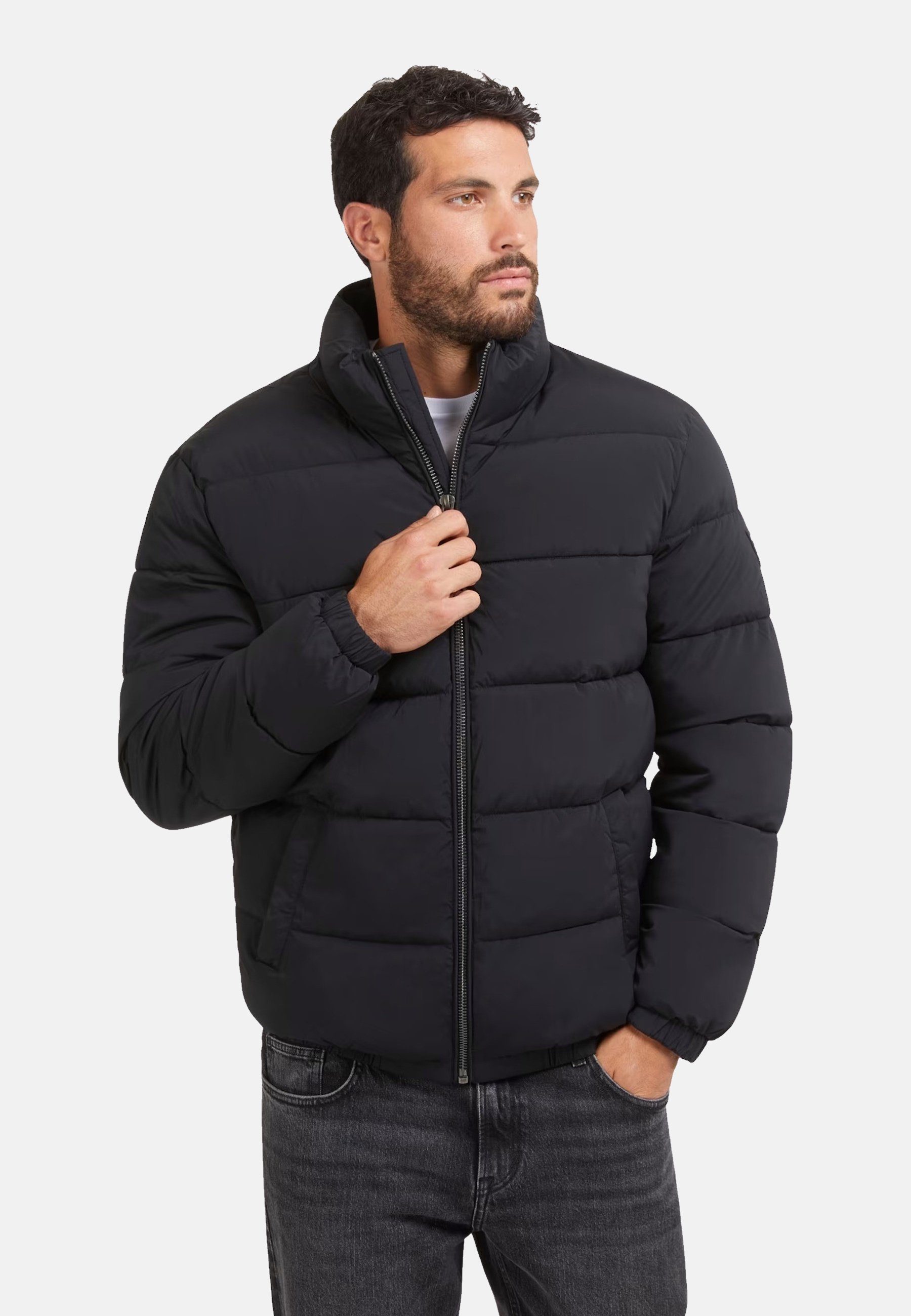 Guess Steppjacke Steppjacke Stretch Puffa Jacke (1-St)