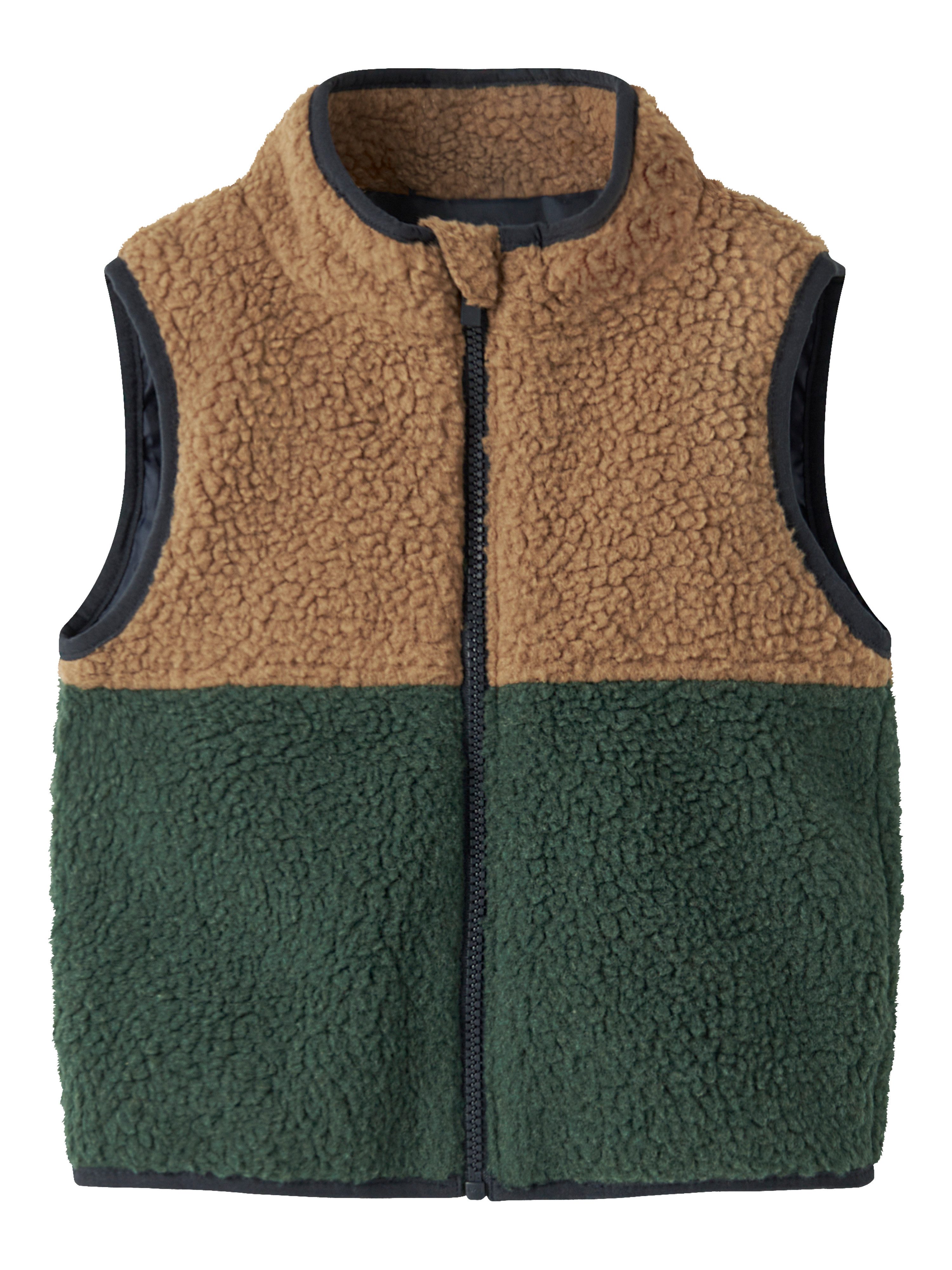 Name It Plüschweste NMMMALL TEDDY VEST2 Kunstfaser