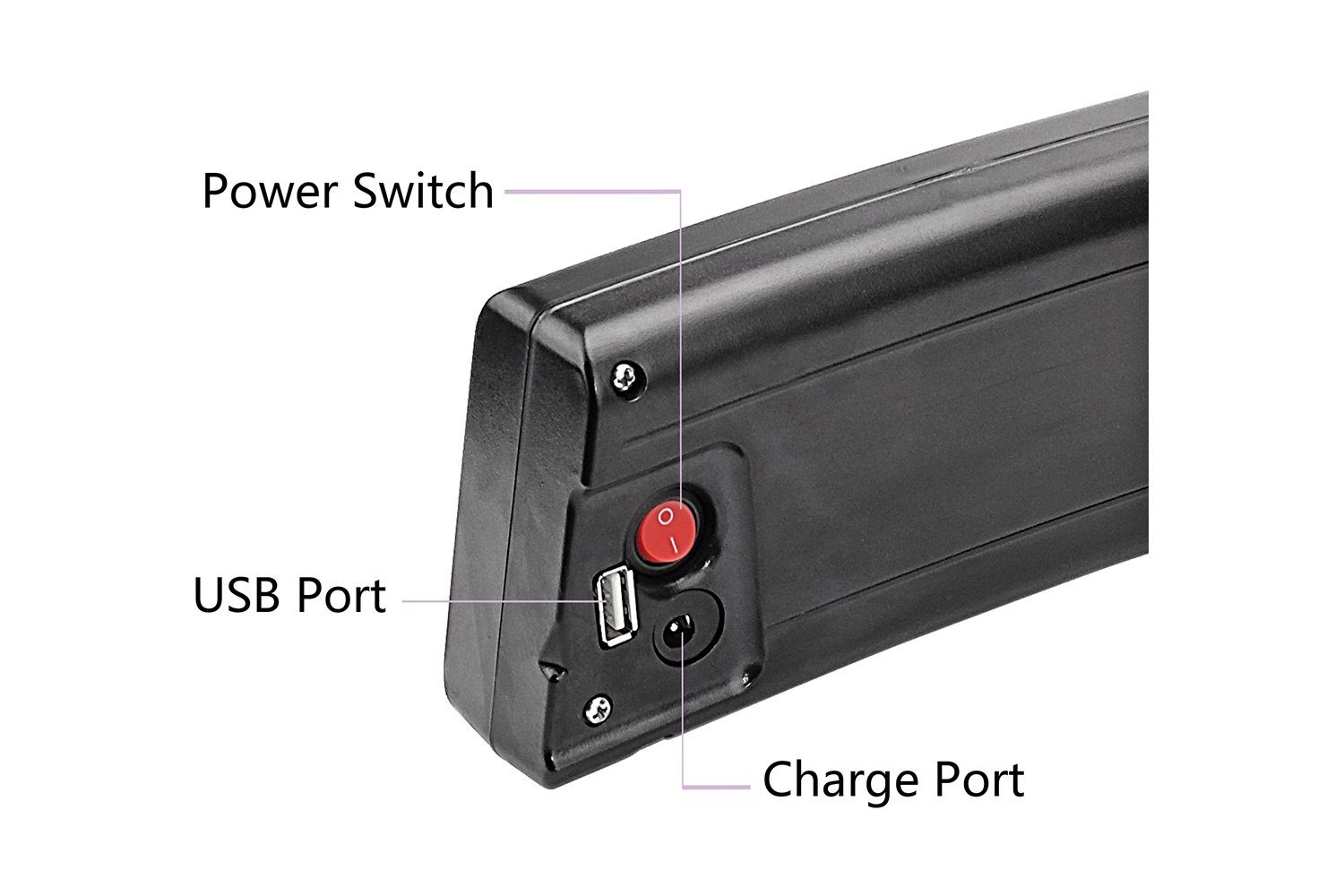 V) E-Bike Akku PowerSmart Panasonic Lithium-ion Zellen, E-Bike, (Li-ion) mAh Arc Folding (36 Fahrradbatterie II für Dawes FR18 10500 10,5Ah