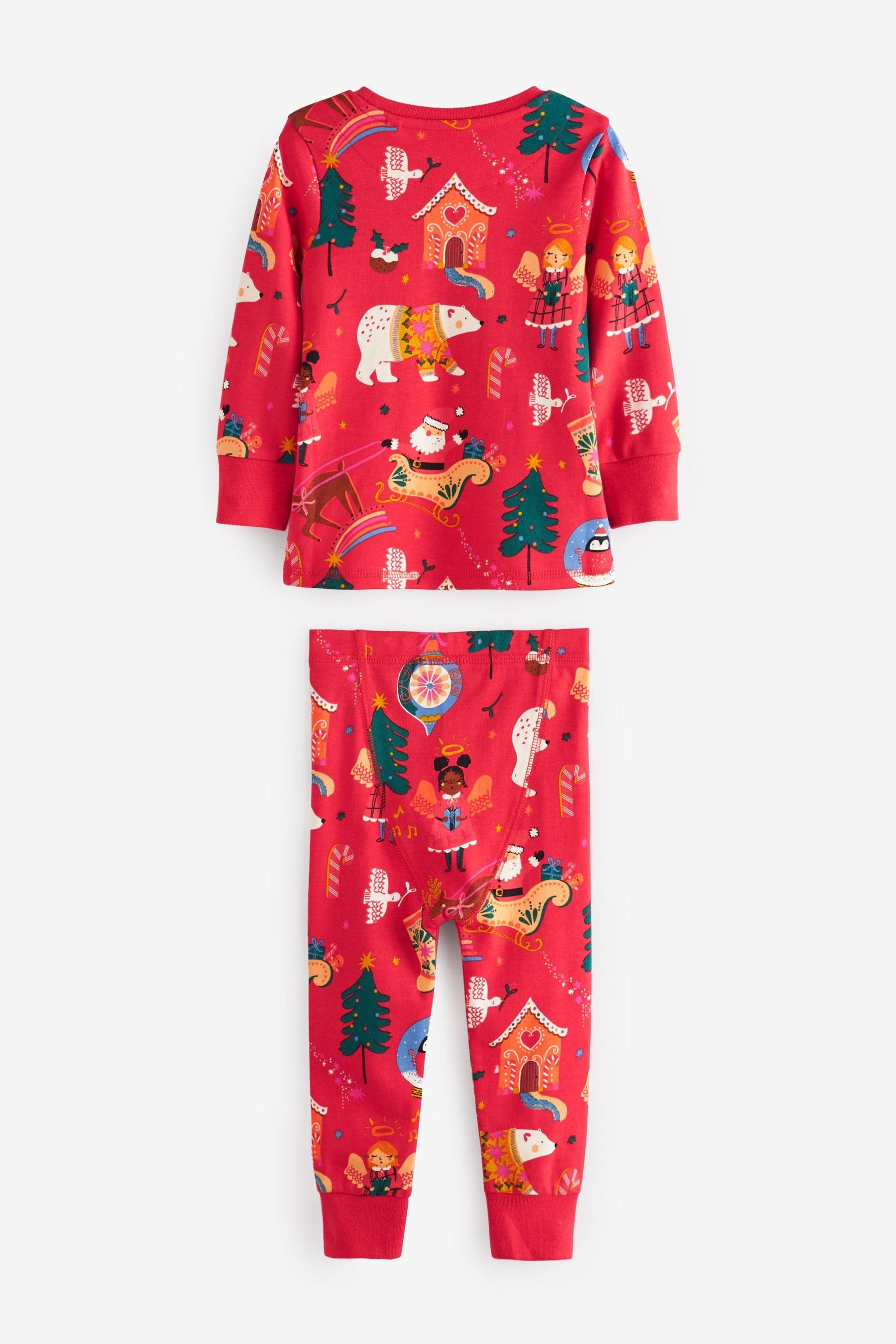 Next Schlafanzug Weihnachtlicher Red (2 Pyjama tlg)