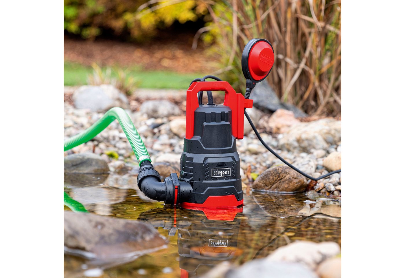 Thumbnail - Scheppach Schmutzwasserpumpe »DWP400«, 400 W, max. 9000 L/h, 0,6 bar