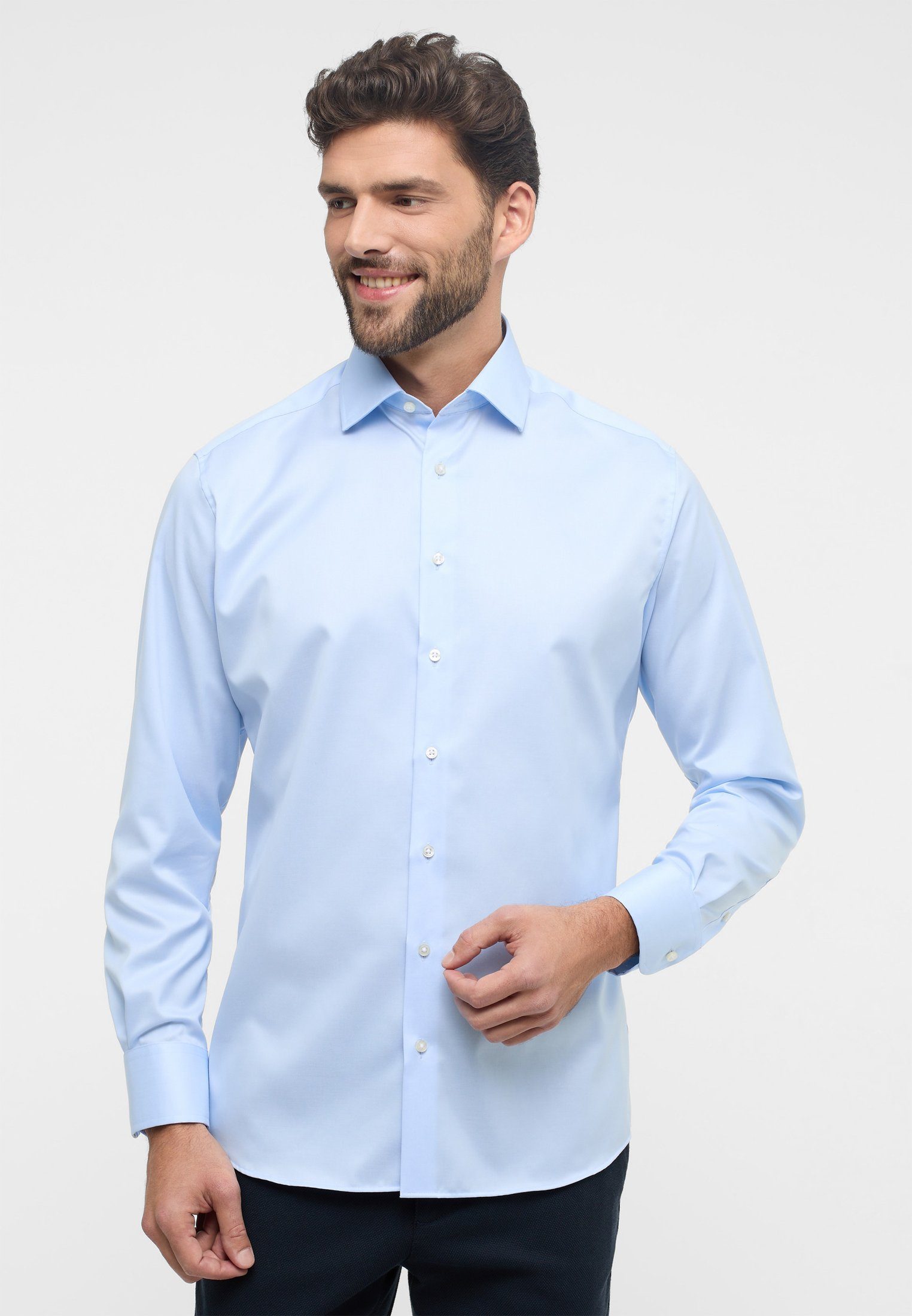 Eterna Langarmhemd MODERN FIT NON IRON günstig online kaufen