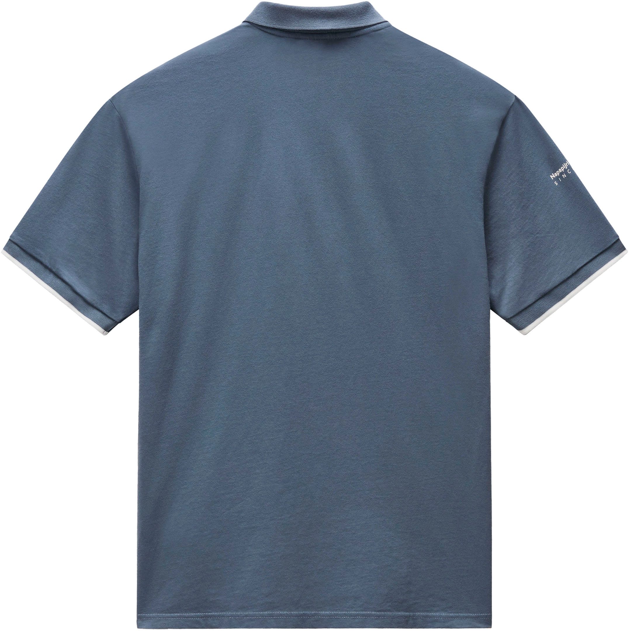 Napapijri Poloshirt E-BADGE SUM Mit Rundhalsausschnitt günstig online kaufen