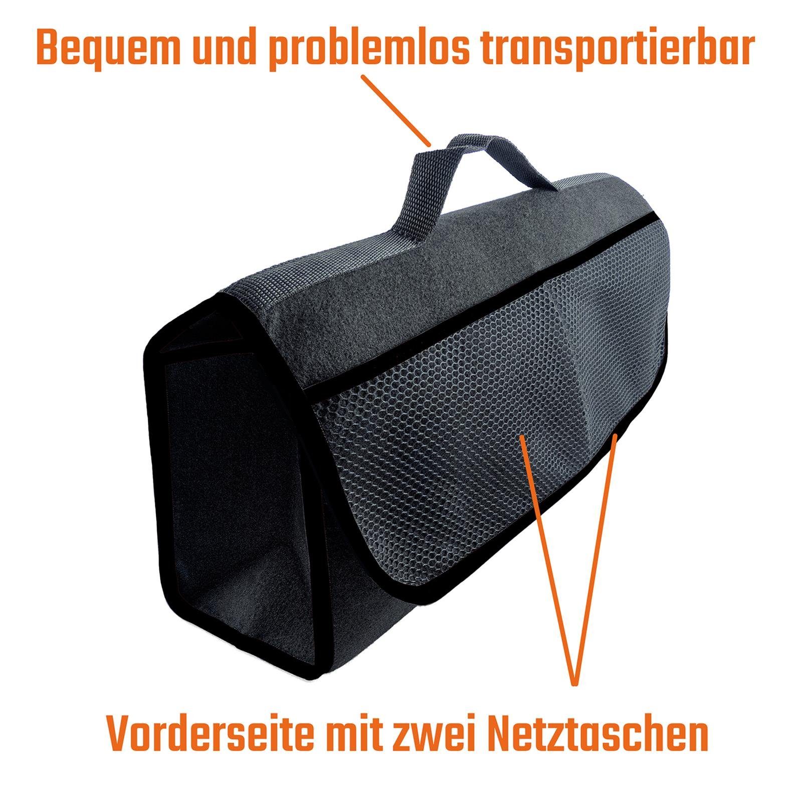 L & P Car Design Organizer Kofferraumtasche Auto schwarz – Bild 5 von 5