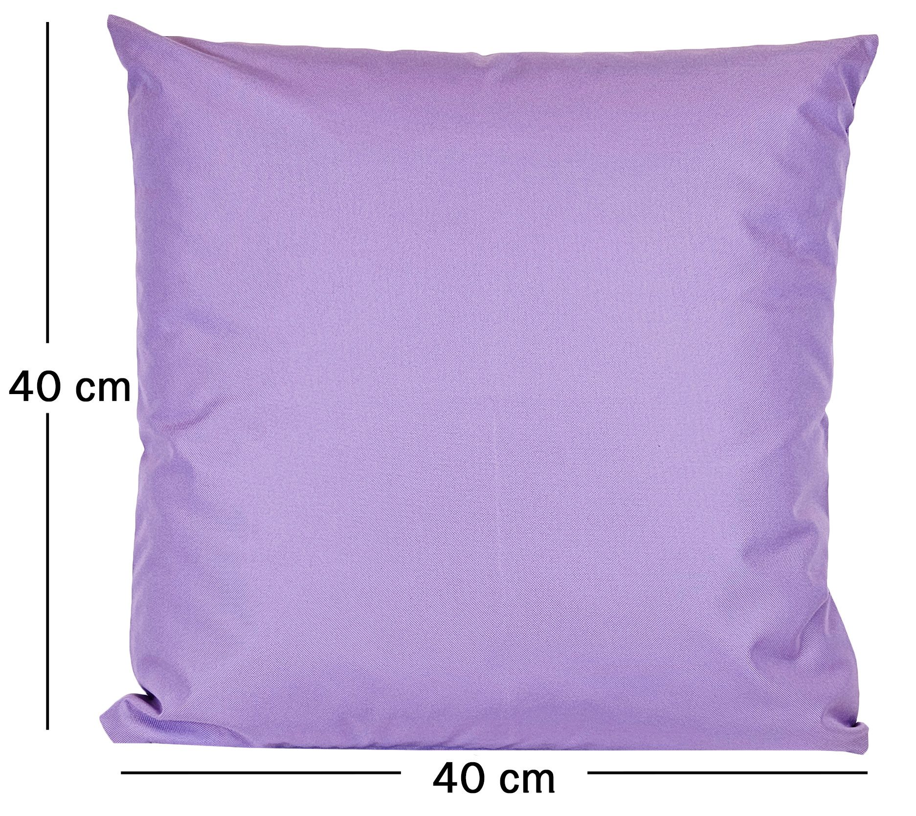 JACK Dekokissen 40x40cm Outdoor Lounge Kissen inkl. XXL Füllung Sitzkissen, starke Füllung, Robust, Strapazierfähig, Wasserabweisend, Innen&Außen