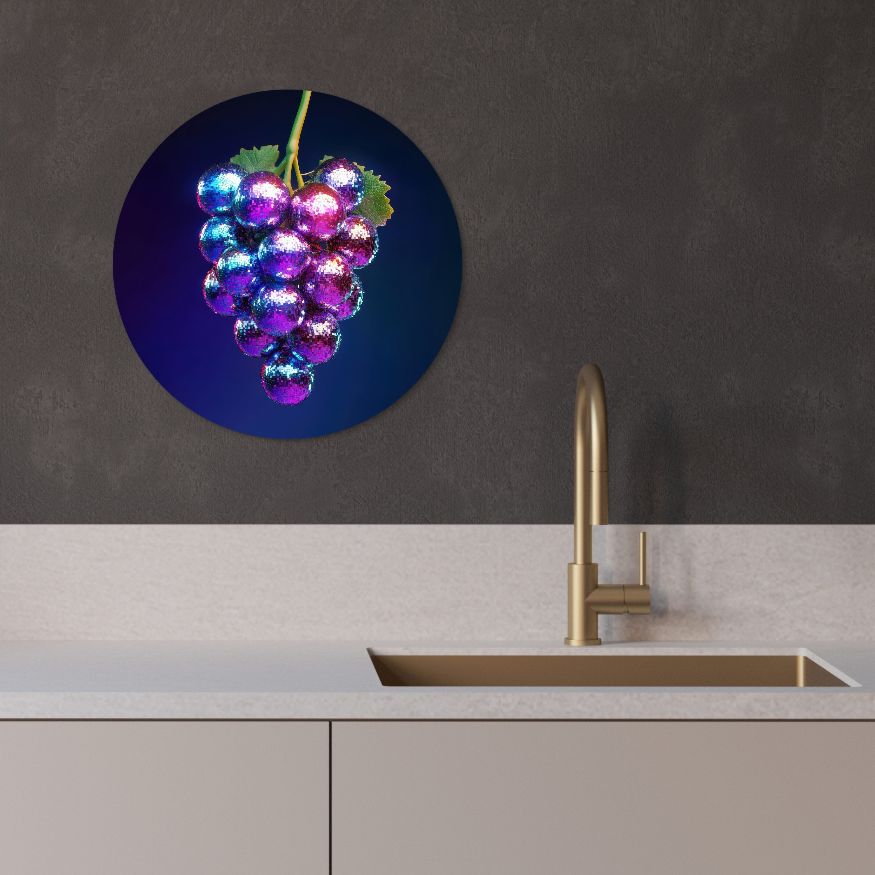 MuchoWow Gemälde Lila - Disco - günstig online kaufen
