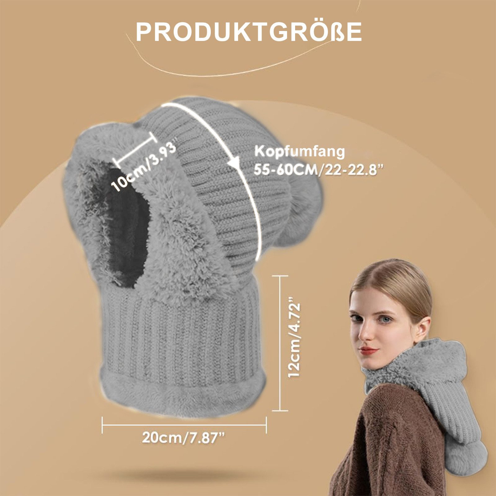 HAUSS SPOLE Sturmhaube Wintersportmütze mit atmungsaktiv Strickmützen Turba günstig online kaufen