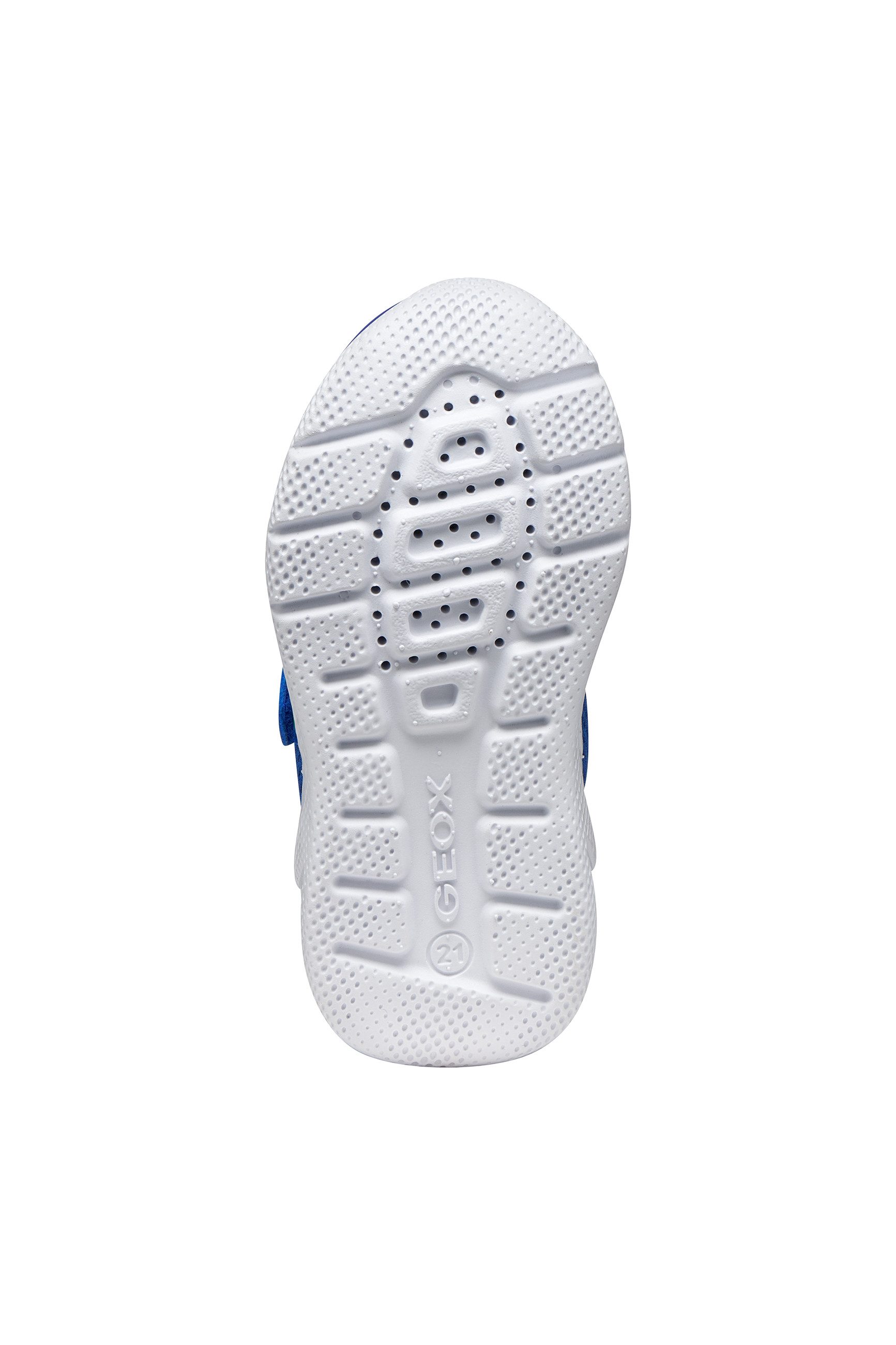 Geox B SPRINTYE BOY Lauflernschuh Babyschuh mit farbenfrohen Besätzen, Größenschablone zum Download