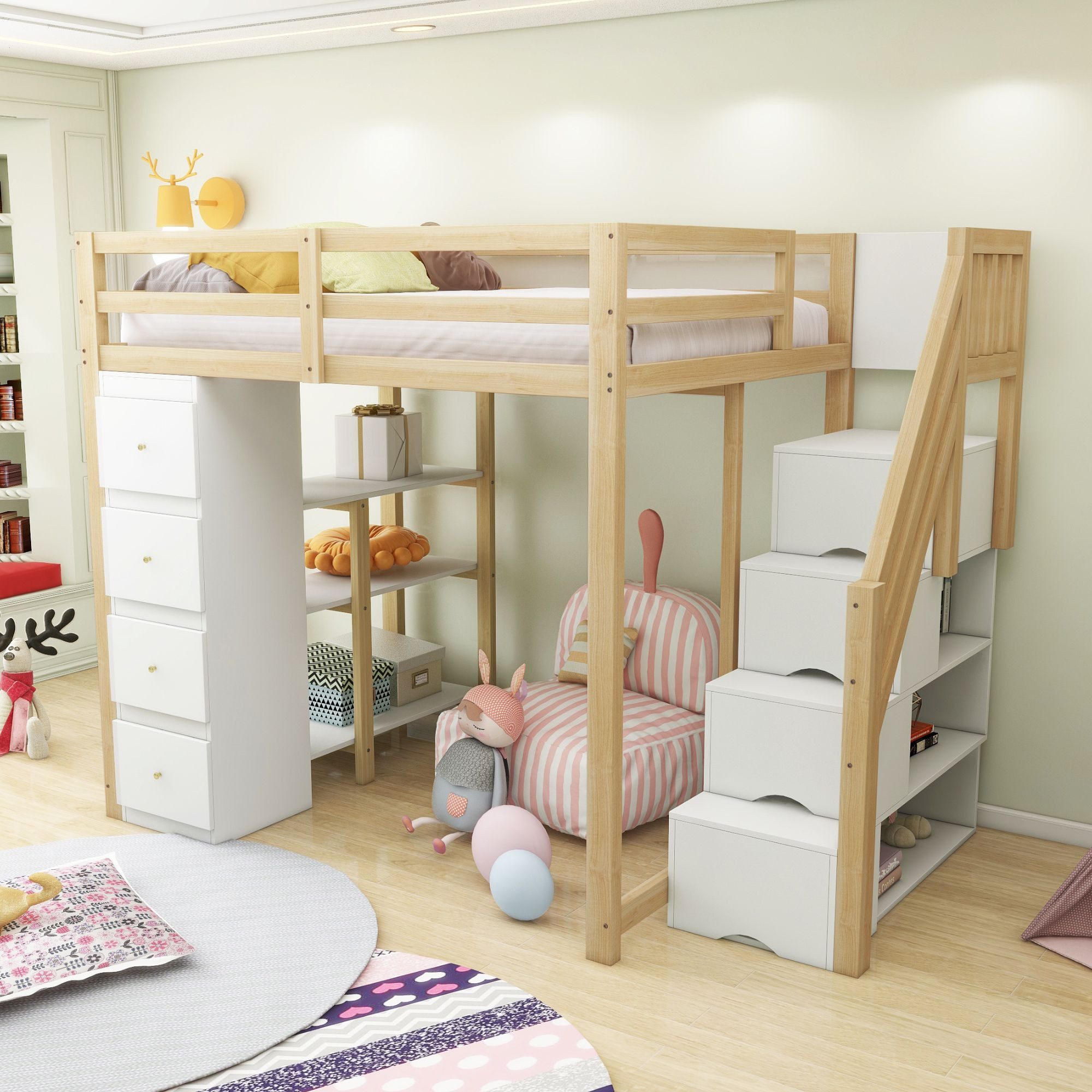 HAUSS SPOLE Hochbett 140x200 mit Schublade, günstig online kaufen
