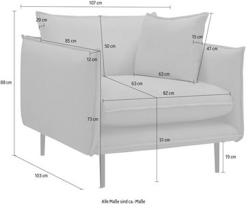 INOSIGN 1,5-Sitzer Somba, mit dickem Keder und eleganter Optik