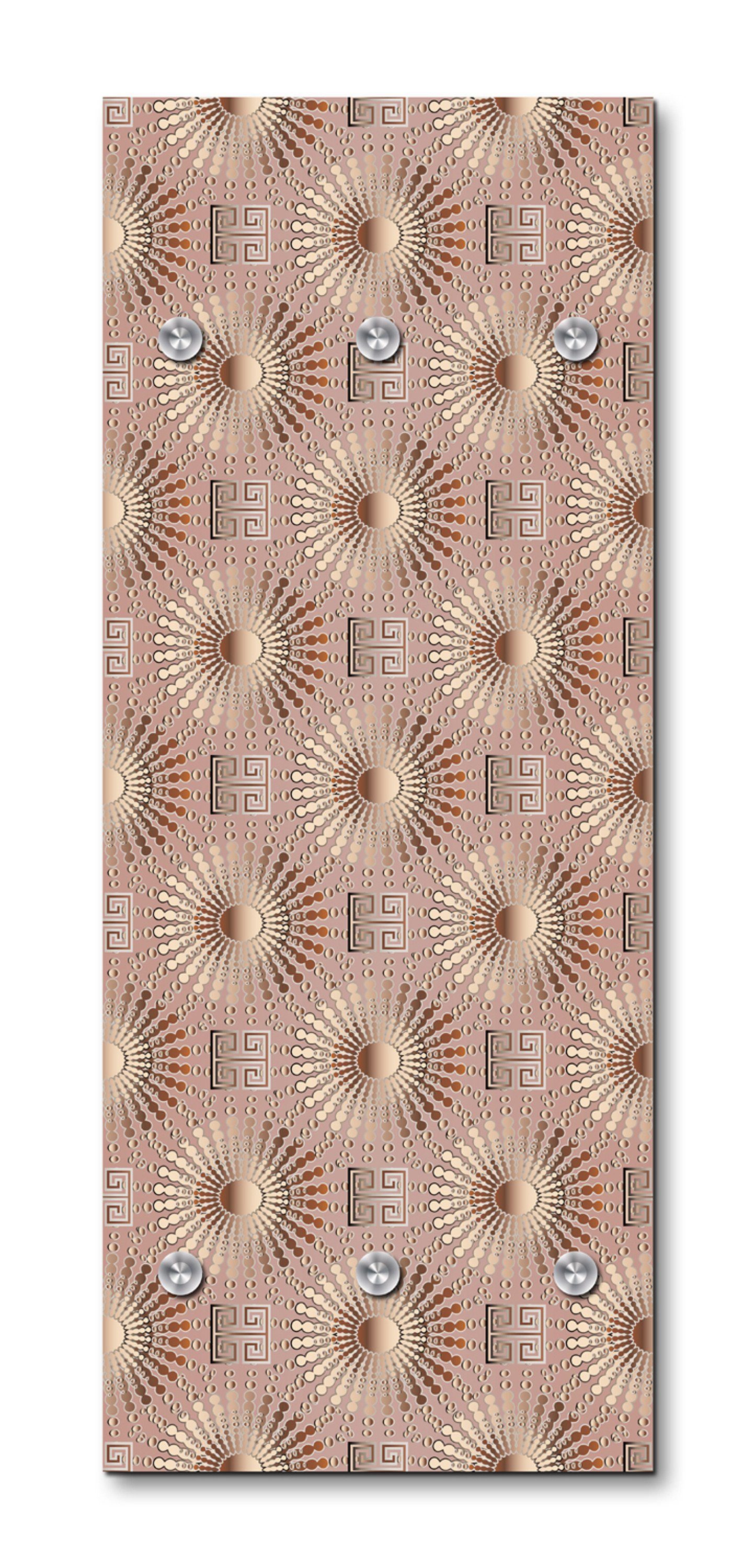 queence Wandgarderobe Trudi - gold Ornamente, Wandpanel, Wandgarderobe (1 St), 50x120 cm - mit Edelstahlhaken