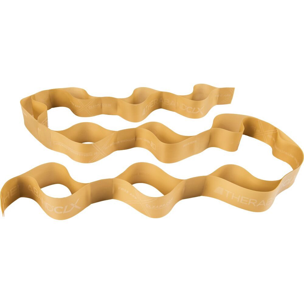 TheraBand Stretchband Fitnessband CLX, Band mit 11 Schlaufen (patentiertes Easy Grip Loop-System)