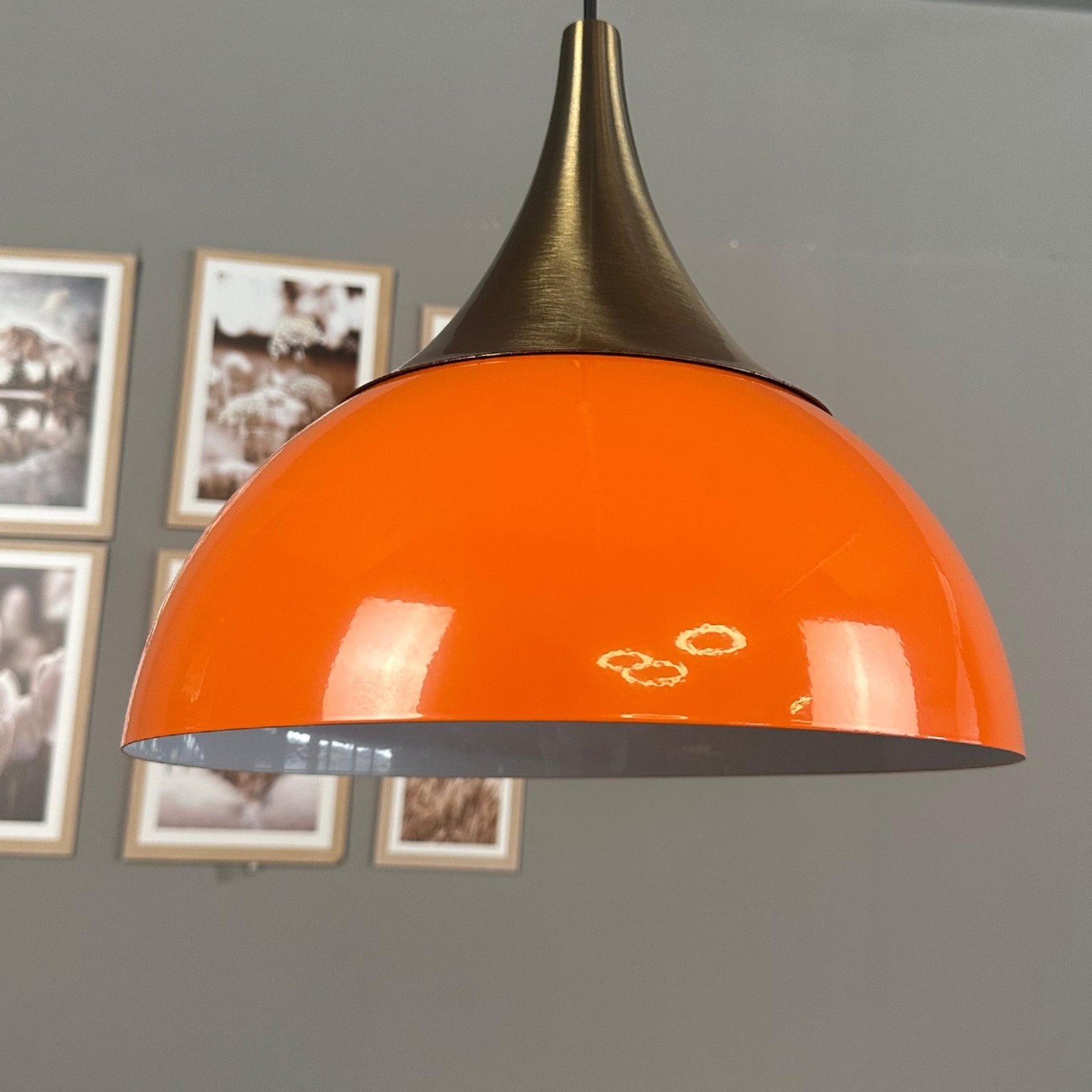 Bamyum Pendelleuchte Pendelleuchte Yimpi Metall Ø30 cm, E27, Moderne Pendelleuchte, ohne Leuchtmittel