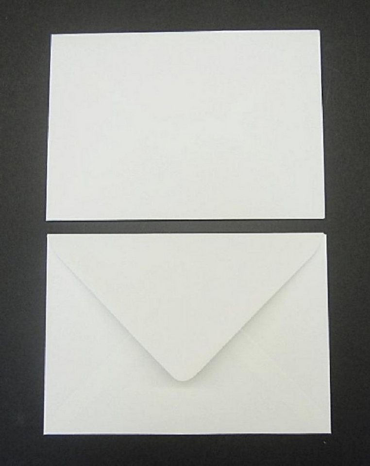 Thumbnail - Blanke Briefhüllen Briefumschlag Briefumschläge 120x180mm 120g/qm gummiert VE=100 Stück schneeweiß.