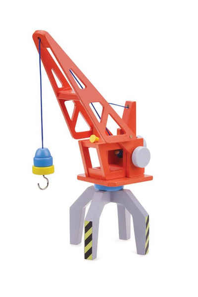 New Classic Toys® Spielzeug-Kran Hafenkran • Containerkran • Kinderspielzeug aus Holz • Alter 3+