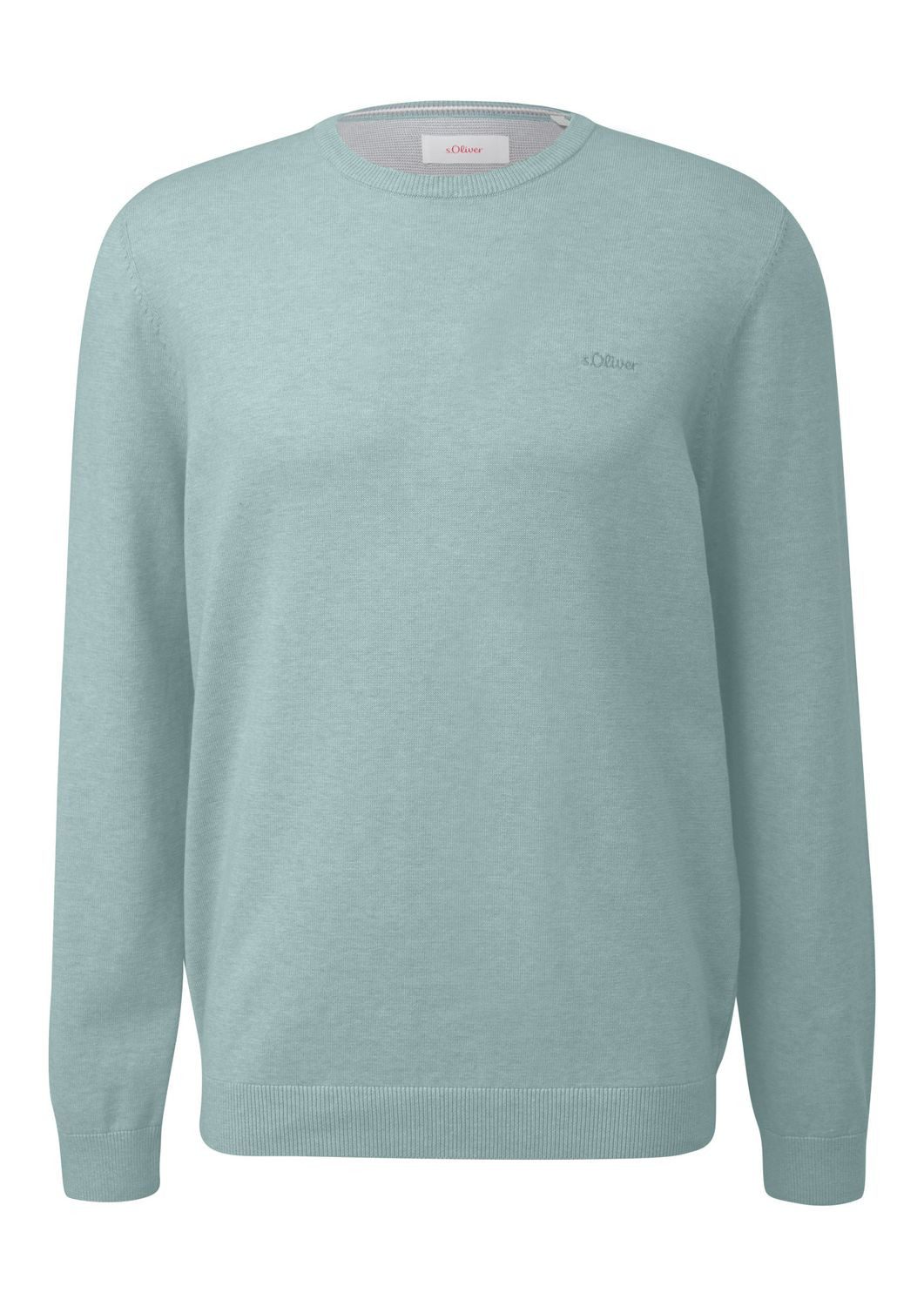 s.Oliver Rundhalspullover Pullover (1-tlg) Rundhals-Ausschnitt, langarm, Lo günstig online kaufen