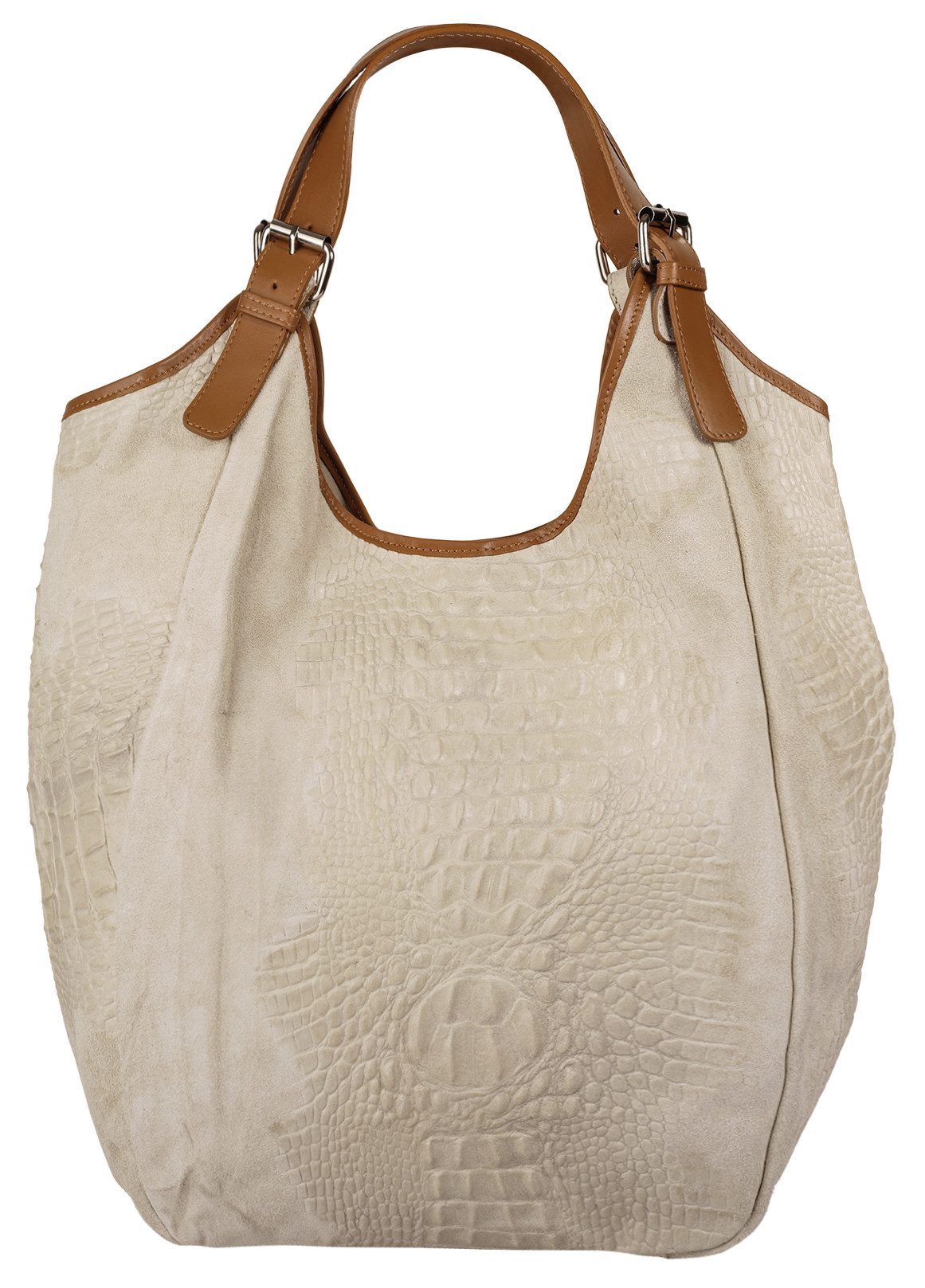 Samantha Look Shopper, echt Leder, Made in Italy