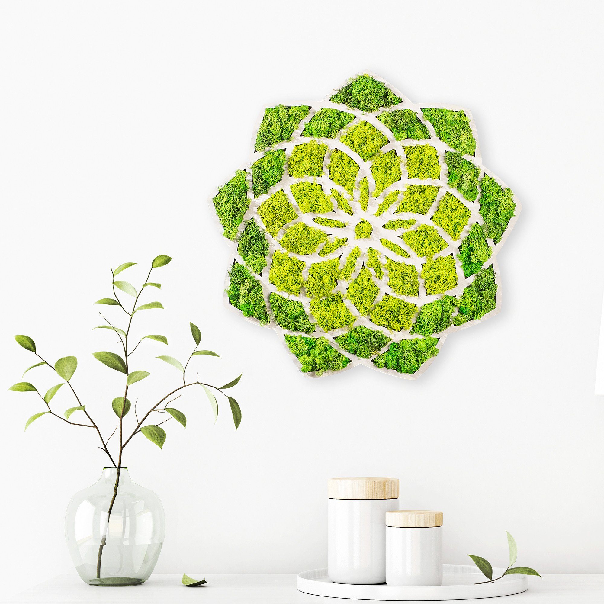 Wallity Wanddekoobjekt 100% MDF / MOSS günstig online kaufen