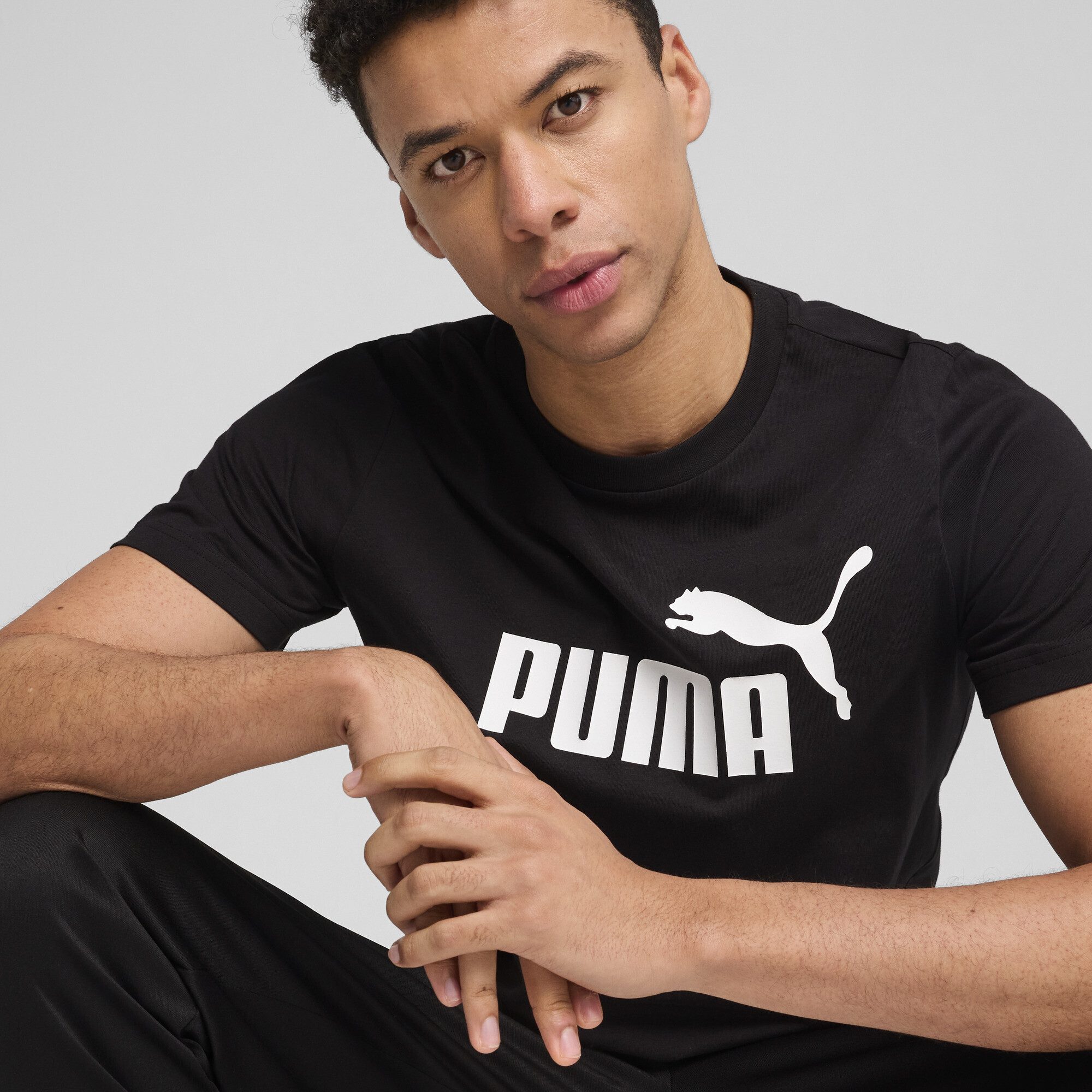 PUMA T-Shirt Essentials No. 1 Logo T-Shirt Herren