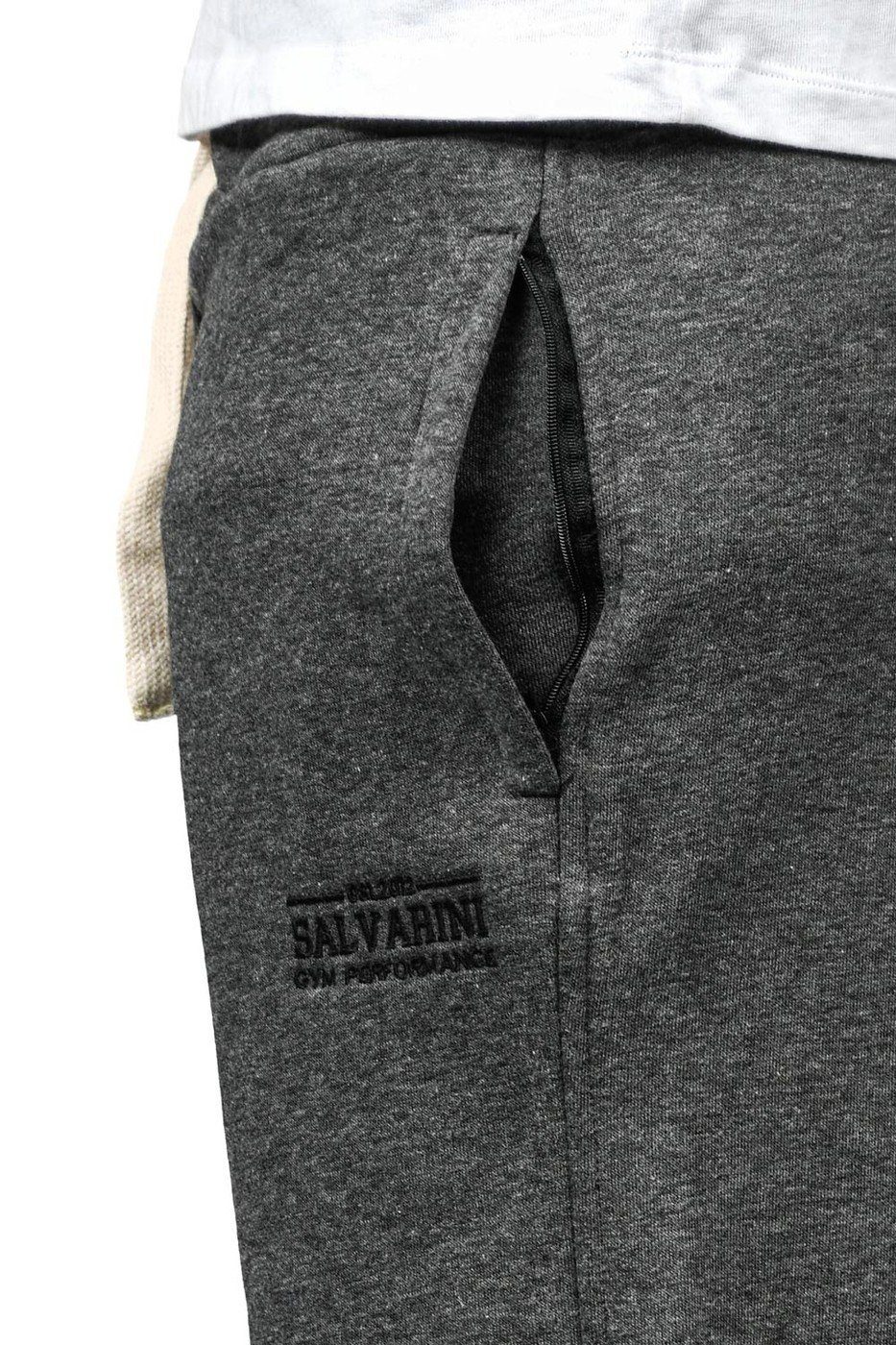 Alessandro Salvarini Jogginghose Alessandro Salvarini Herren Jogging Sport Hose Fitness Jogger Jogginghose mit Reißverschlusstaschen