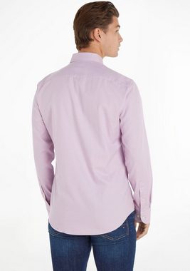 Tommy Hilfiger TAILORED Langarmhemd CL-W MINI OXFORD CHECK RF SHIRT im minimalistischen Karodesign